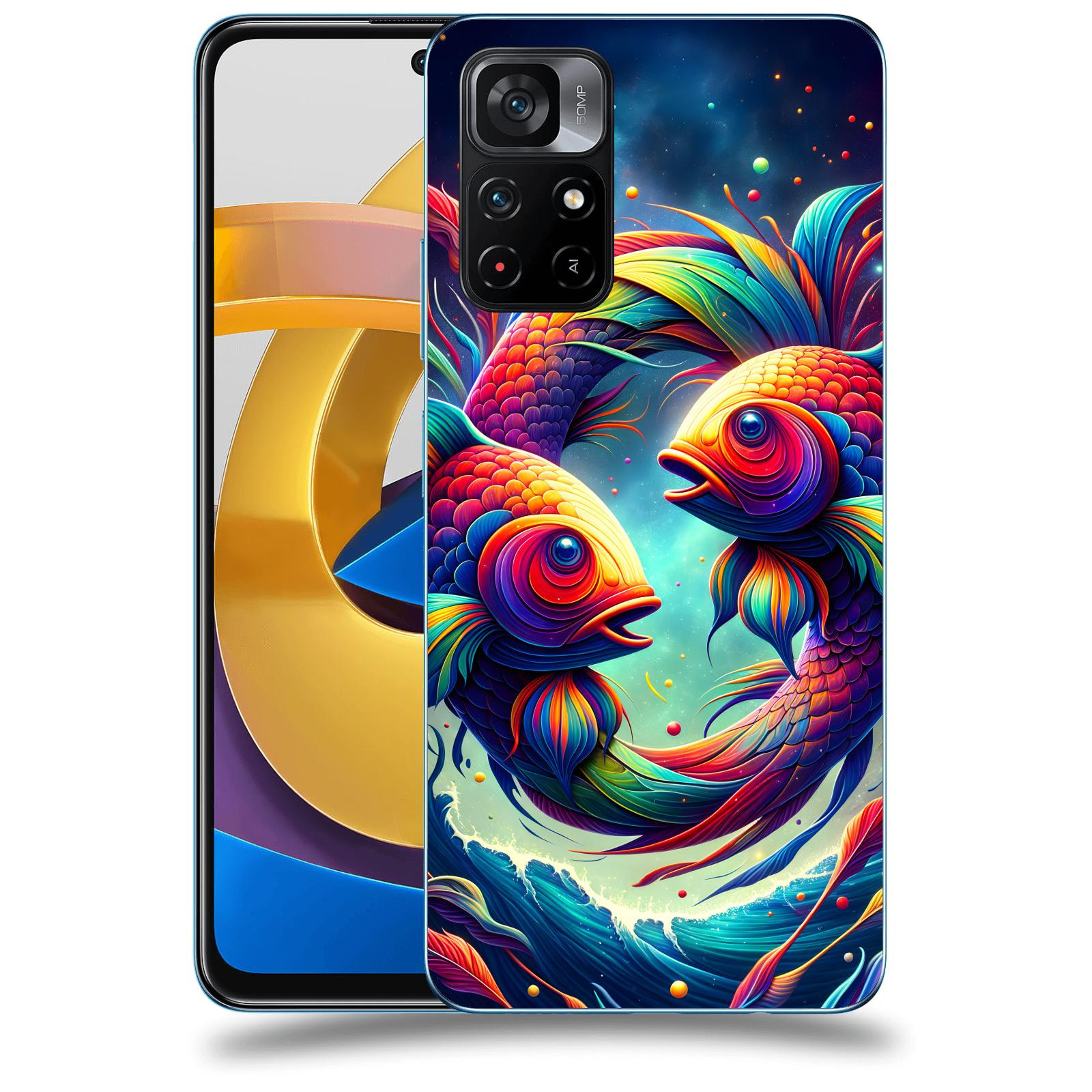 ACOVER Kryt na mobil Xiaomi Poco M4 Pro - Ryby