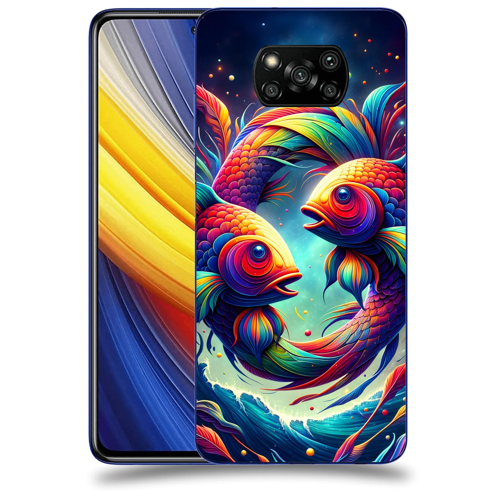 ACOVER Kryt na mobil Xiaomi Poco X3 Pro - Ryby