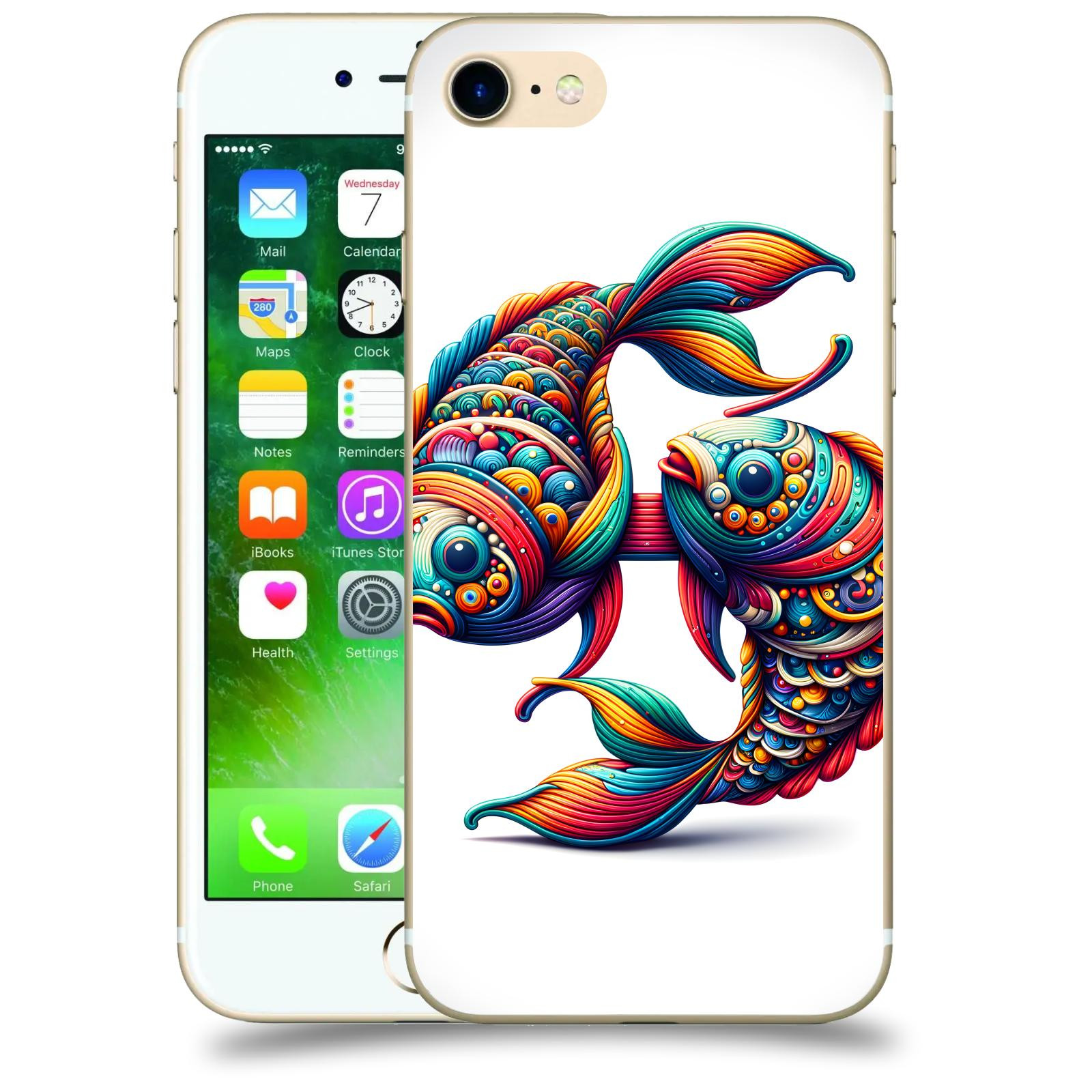 ACOVER Kryt na mobil Apple iPhone 7 - Ryby 2