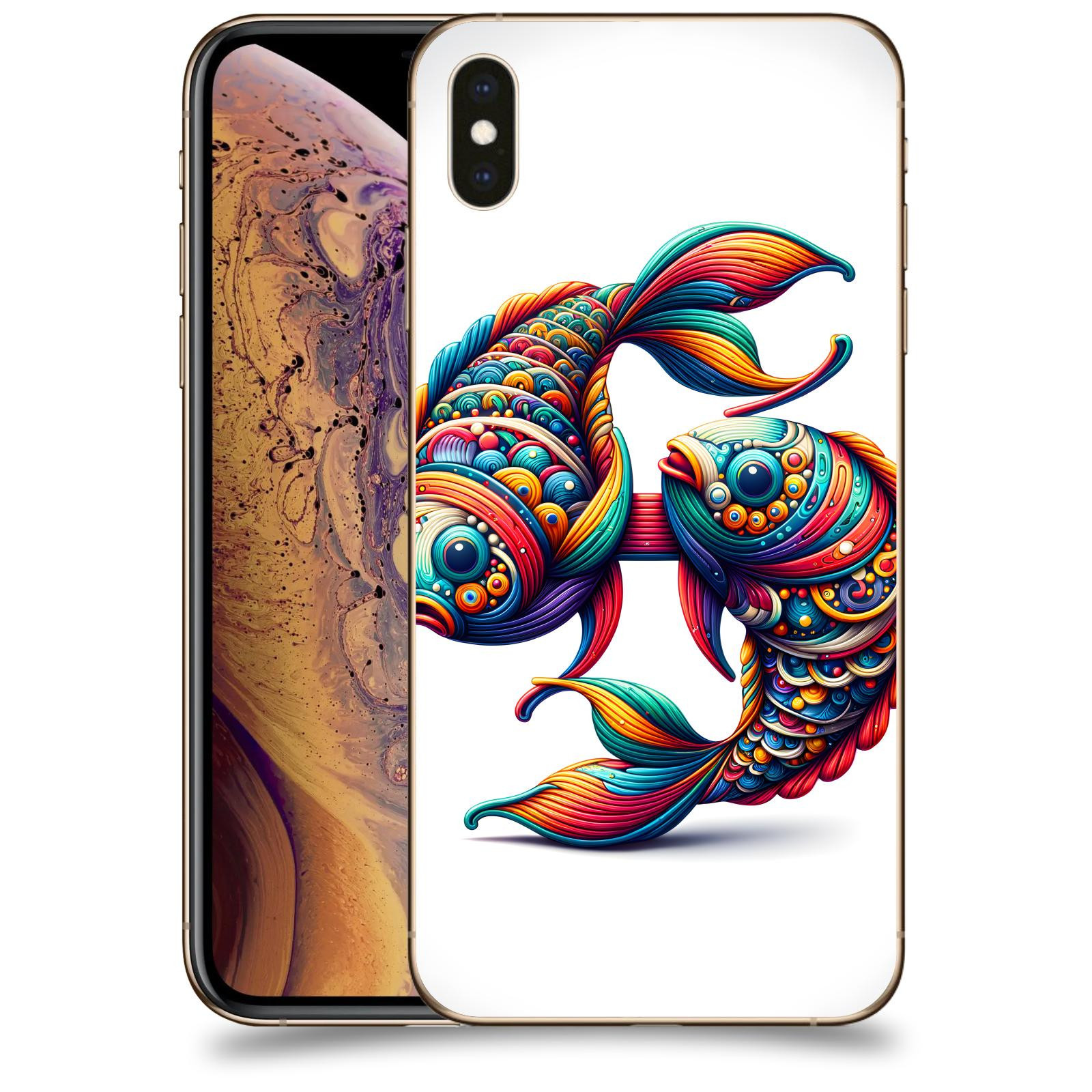 ACOVER Kryt na mobil Apple iPhone XS Max - Ryby 2