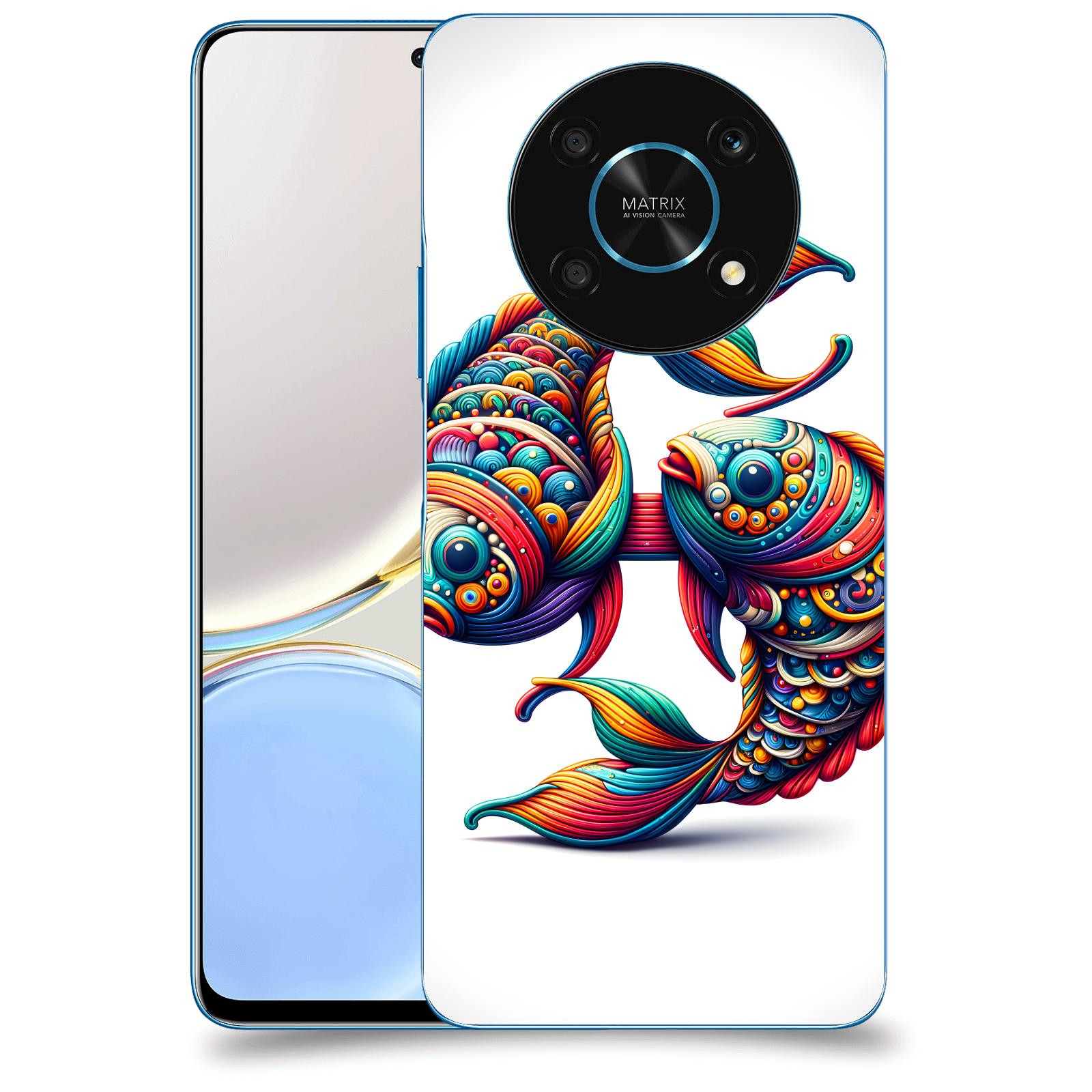 ACOVER Kryt na mobil Honor Magic 4 Lite 5G - Ryby 2