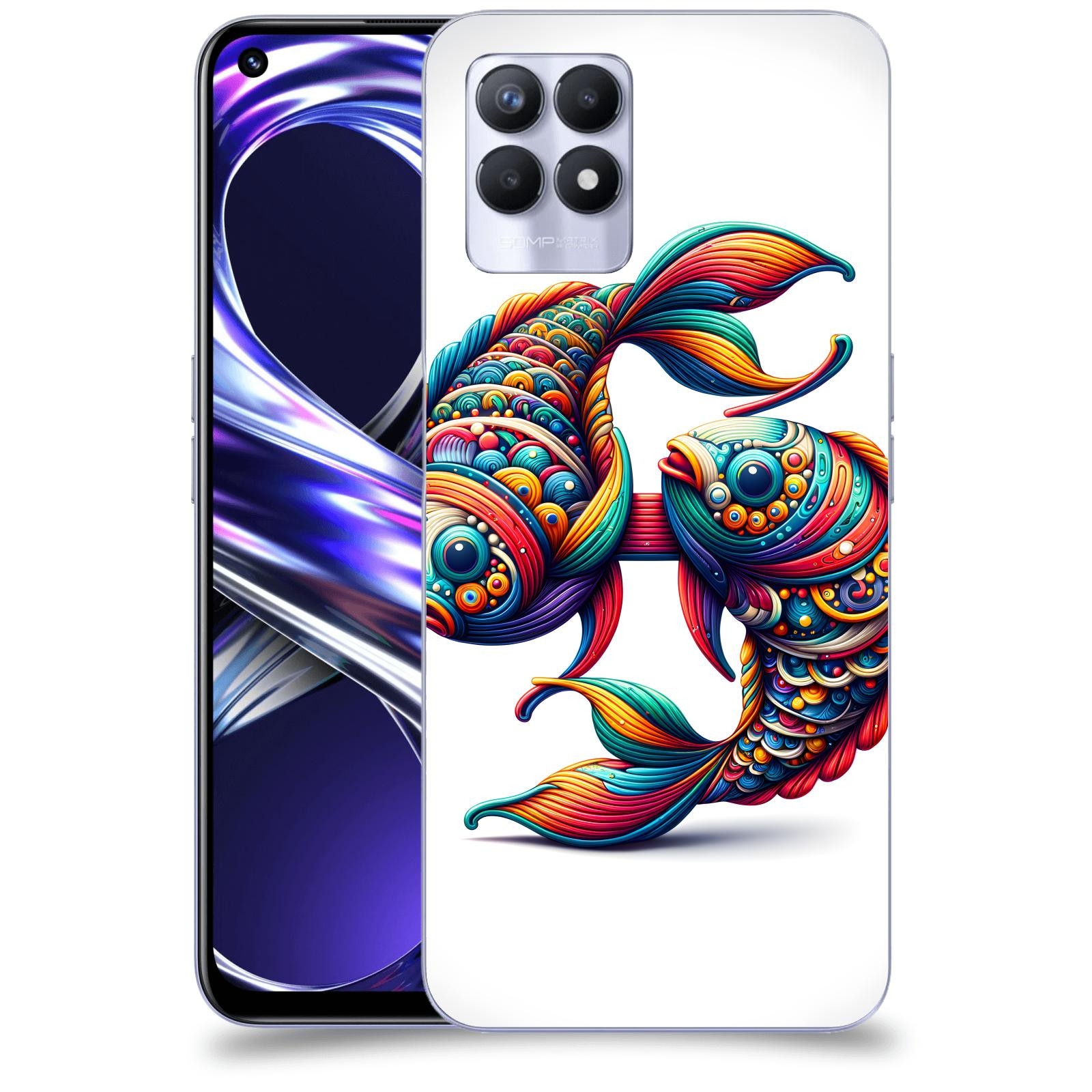 ACOVER Kryt na mobil Realme 8i - Ryby 2
