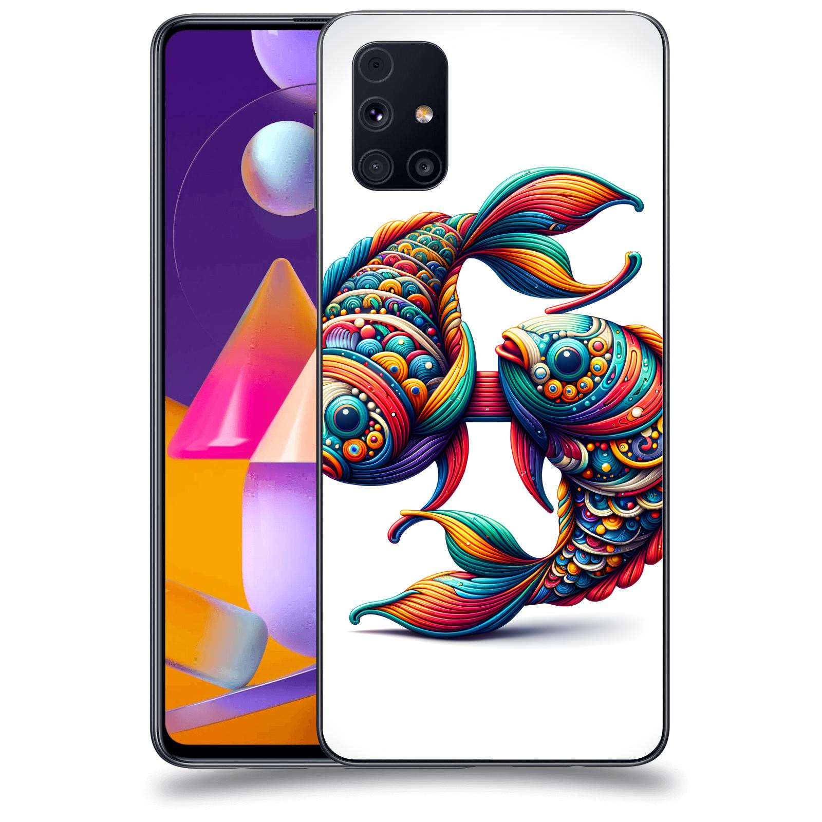 ACOVER Kryt na mobil Samsung Galaxy M31s - Ryby 2