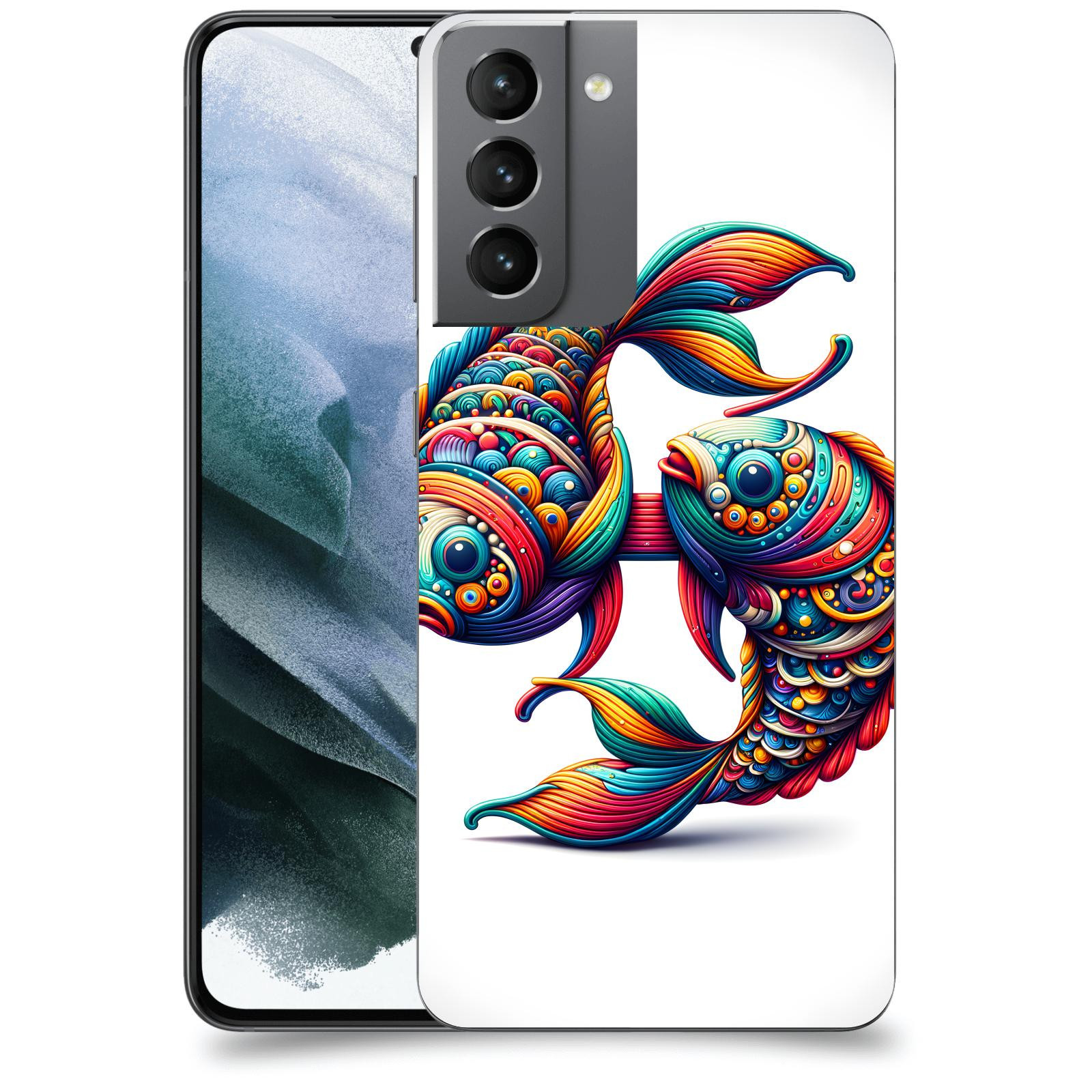 ACOVER Kryt na mobil Samsung Galaxy S21 G991B - Ryby 2