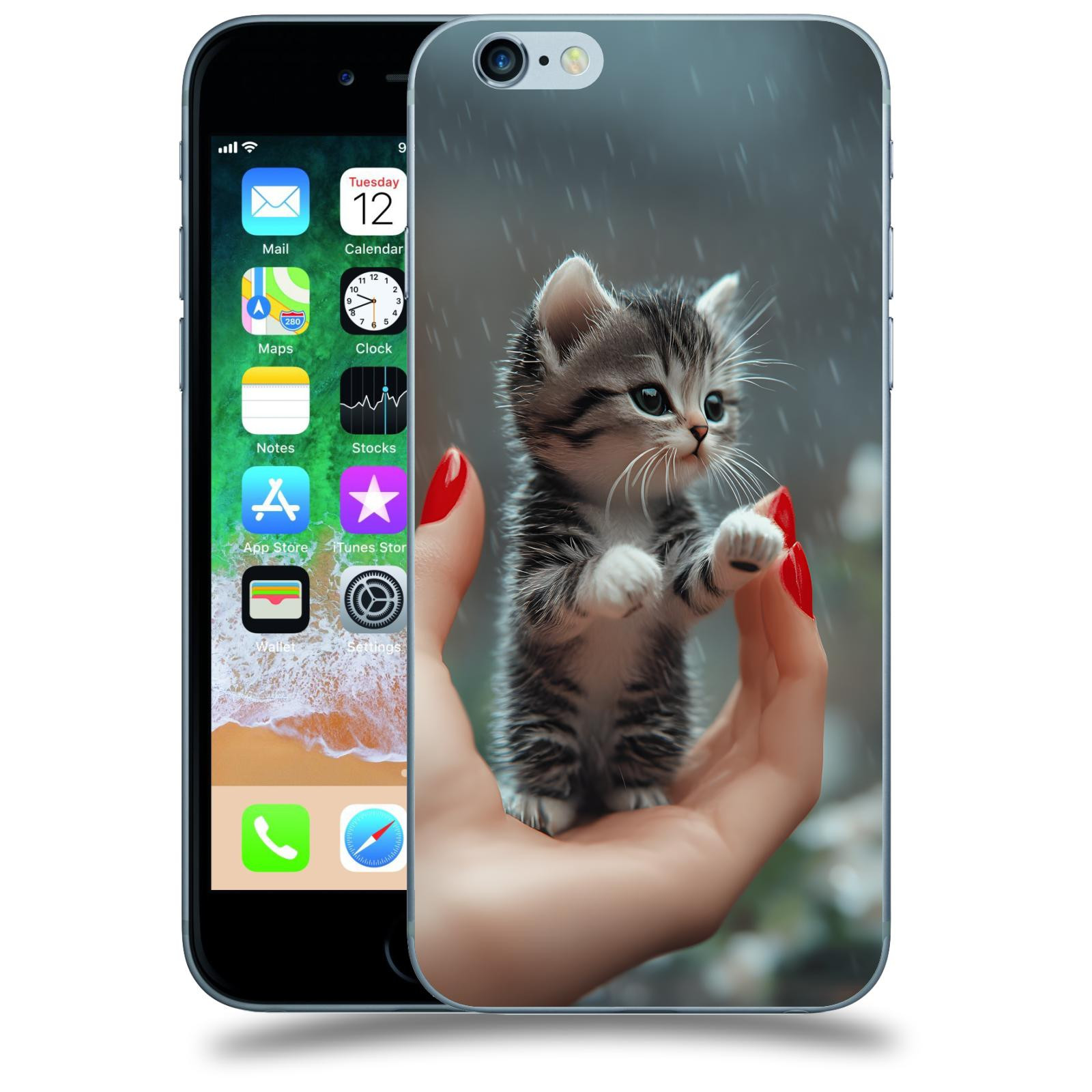 ACOVER Kryt na mobil Apple iPhone 6/6S - Koťátko