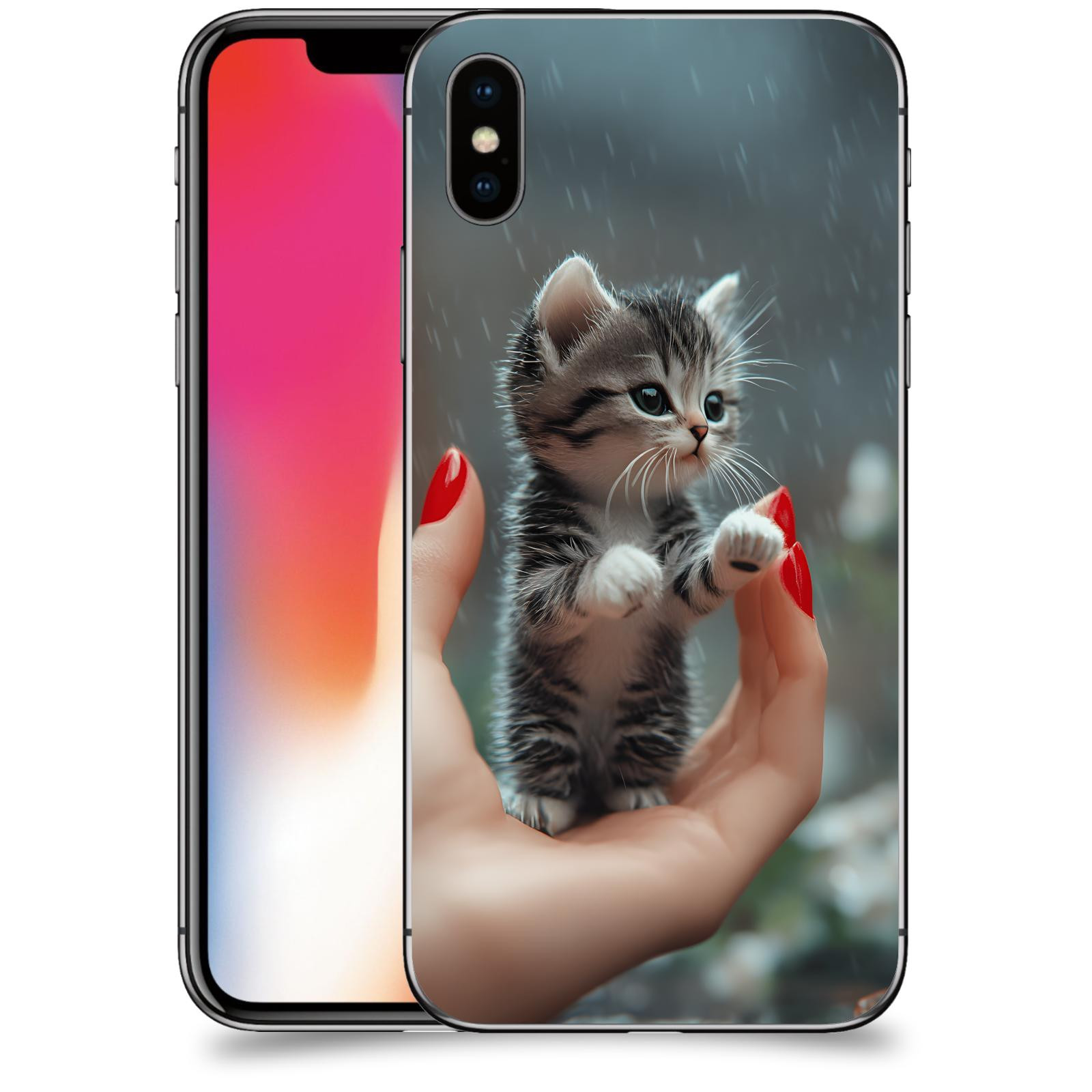 ACOVER Kryt na mobil Apple iPhone X/XS - Koťátko