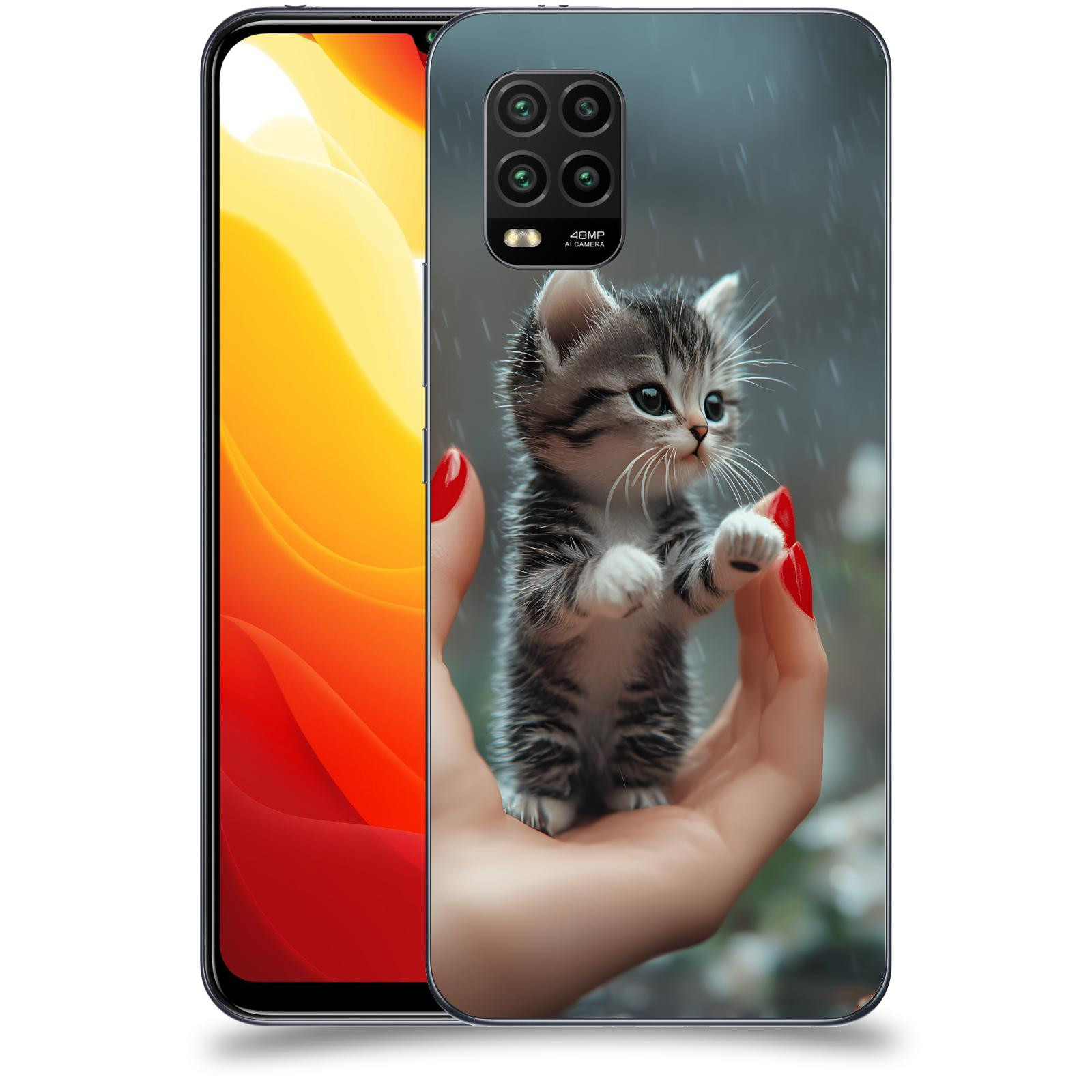 ACOVER Kryt na mobil Xiaomi Mi 10 Lite - Koťátko