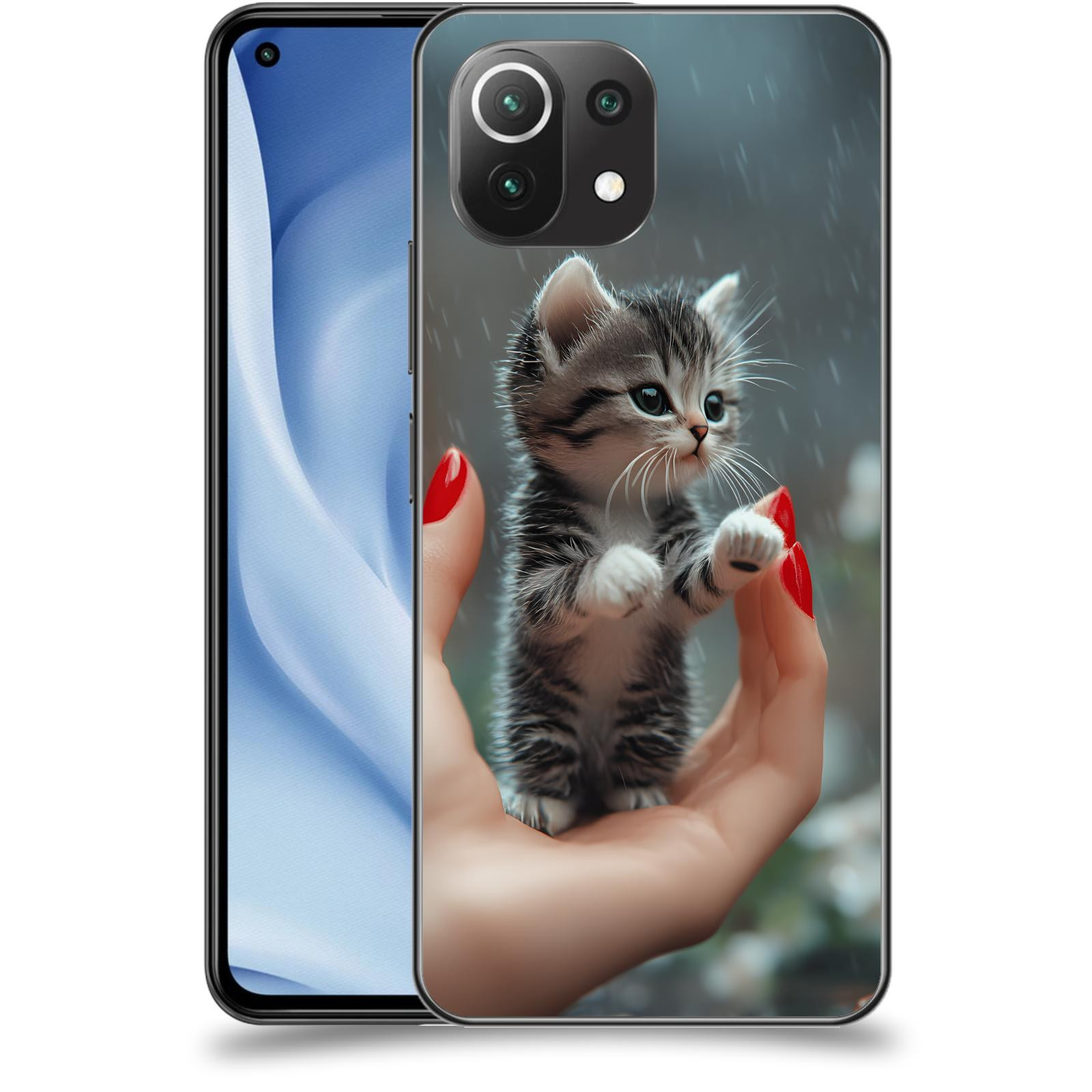 ACOVER Kryt na mobil Xiaomi Mi 11 Lite - Koťátko