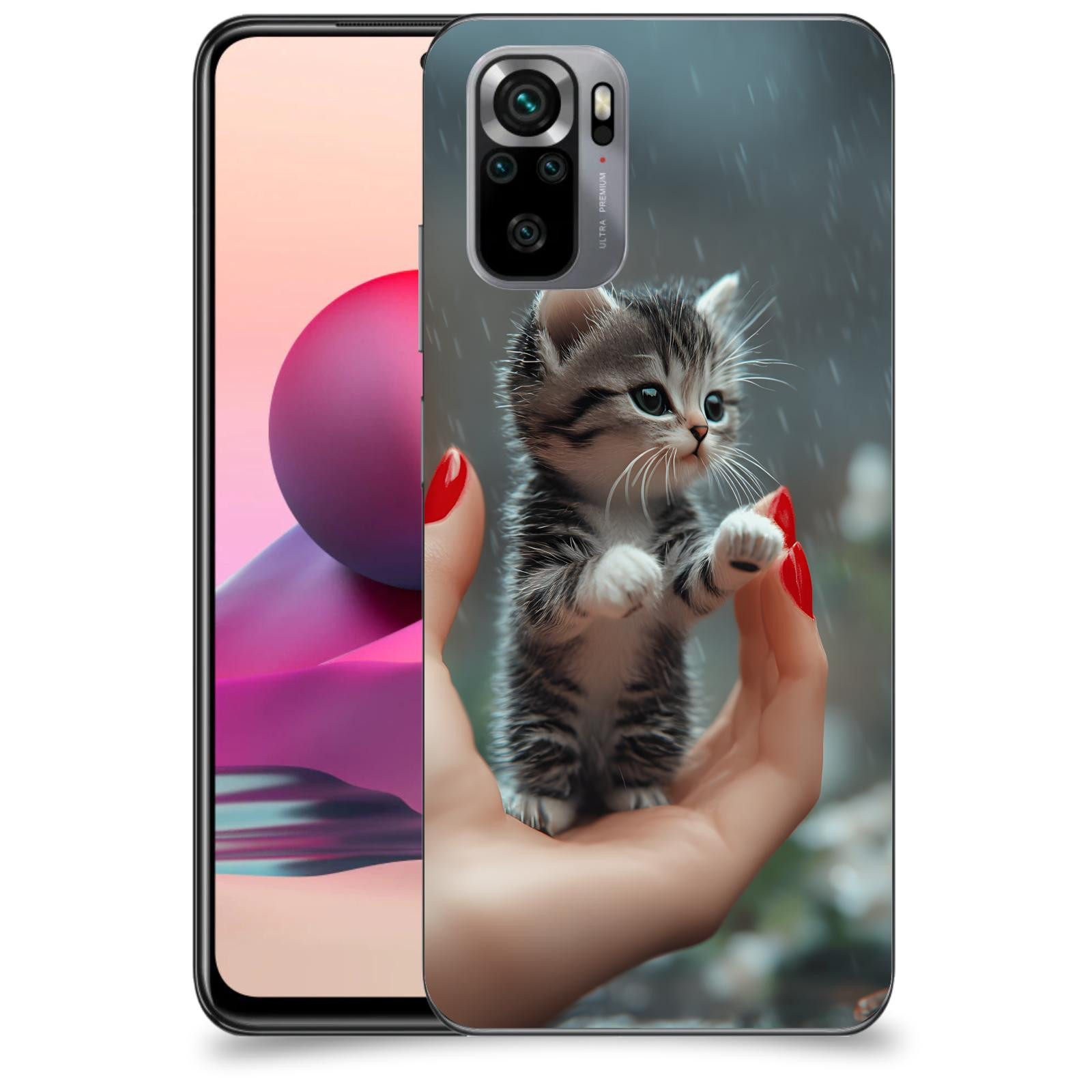 ACOVER Kryt na mobil Xiaomi Redmi Note 10S - Koťátko