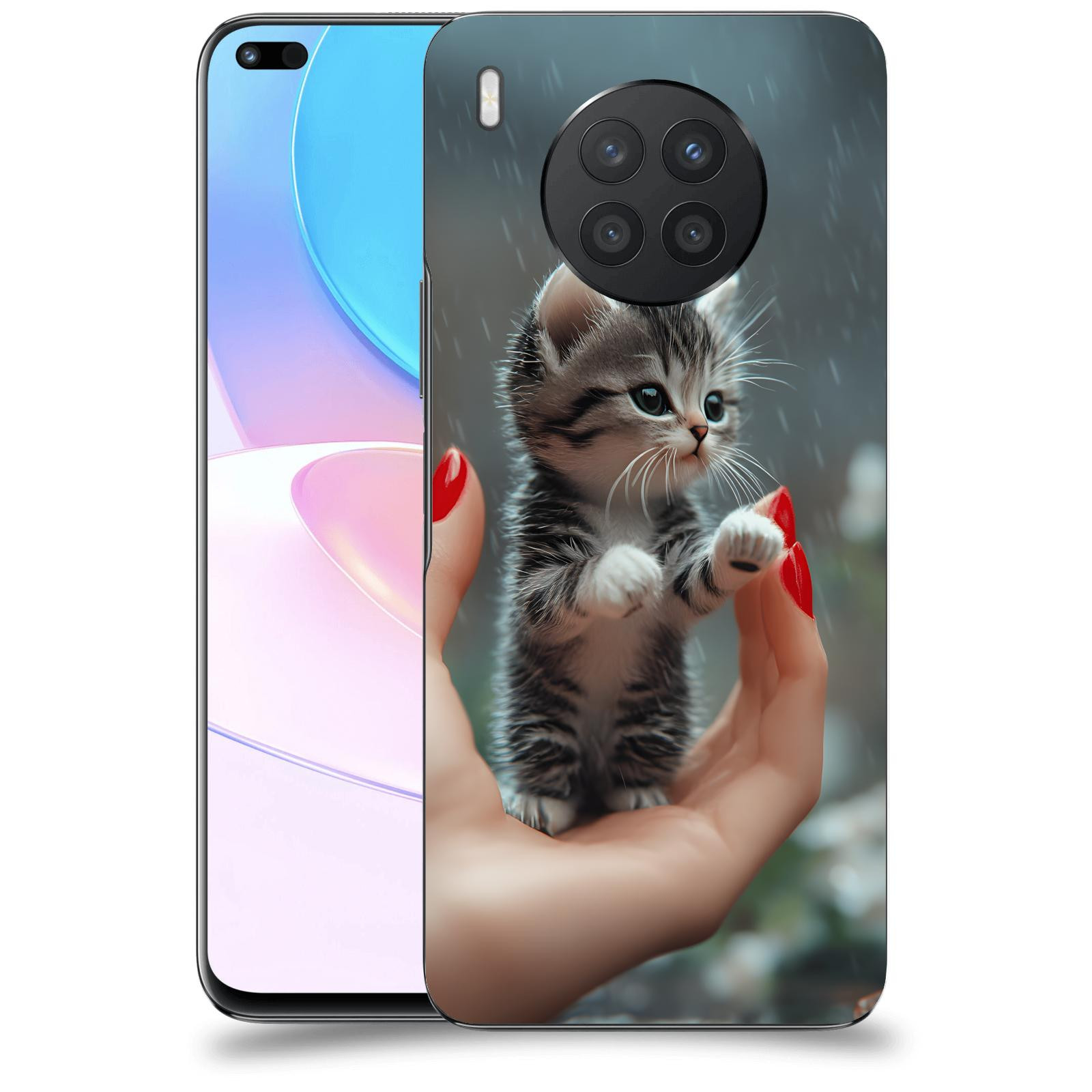 ACOVER Kryt na mobil Honor 50 Lite - Koťátko