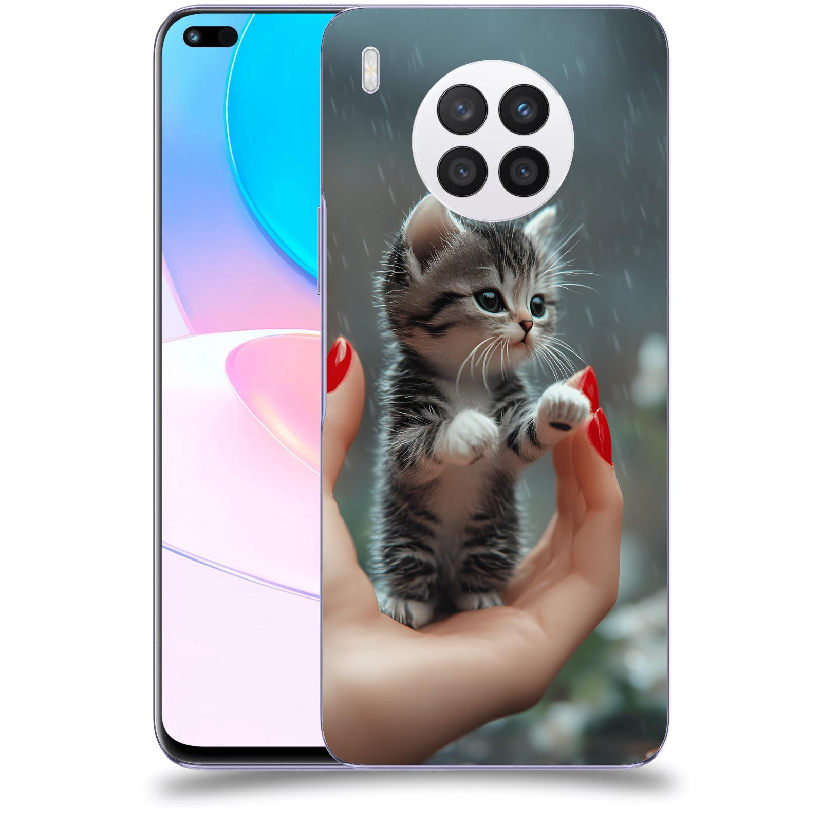 ACOVER Kryt na mobil Huawei Nova 8i - Koťátko
