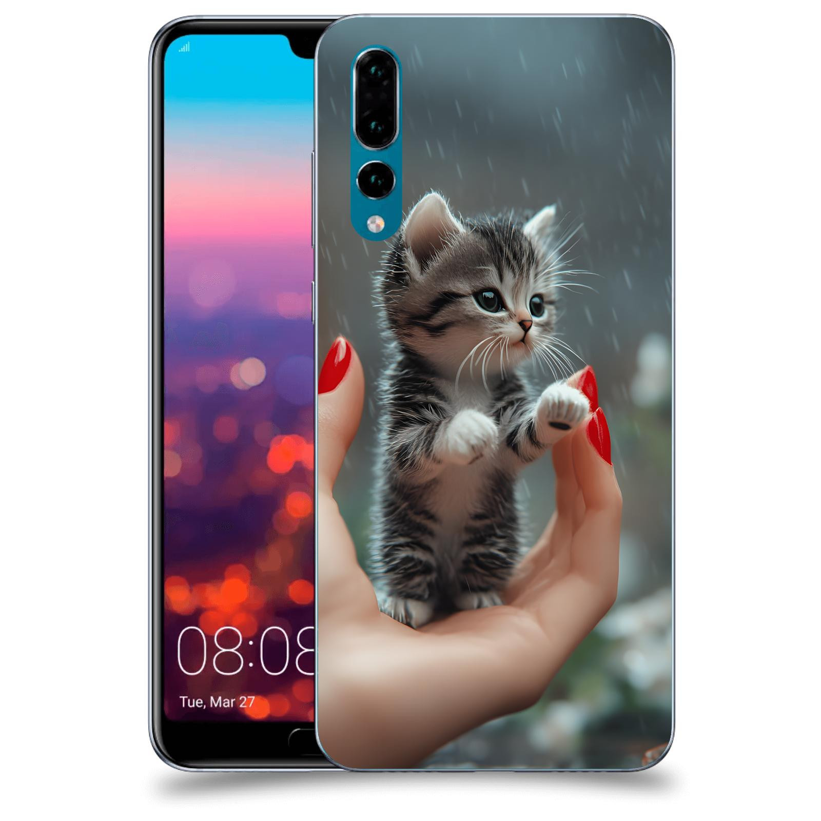 ACOVER Kryt na mobil Huawei P20 Pro - Koťátko