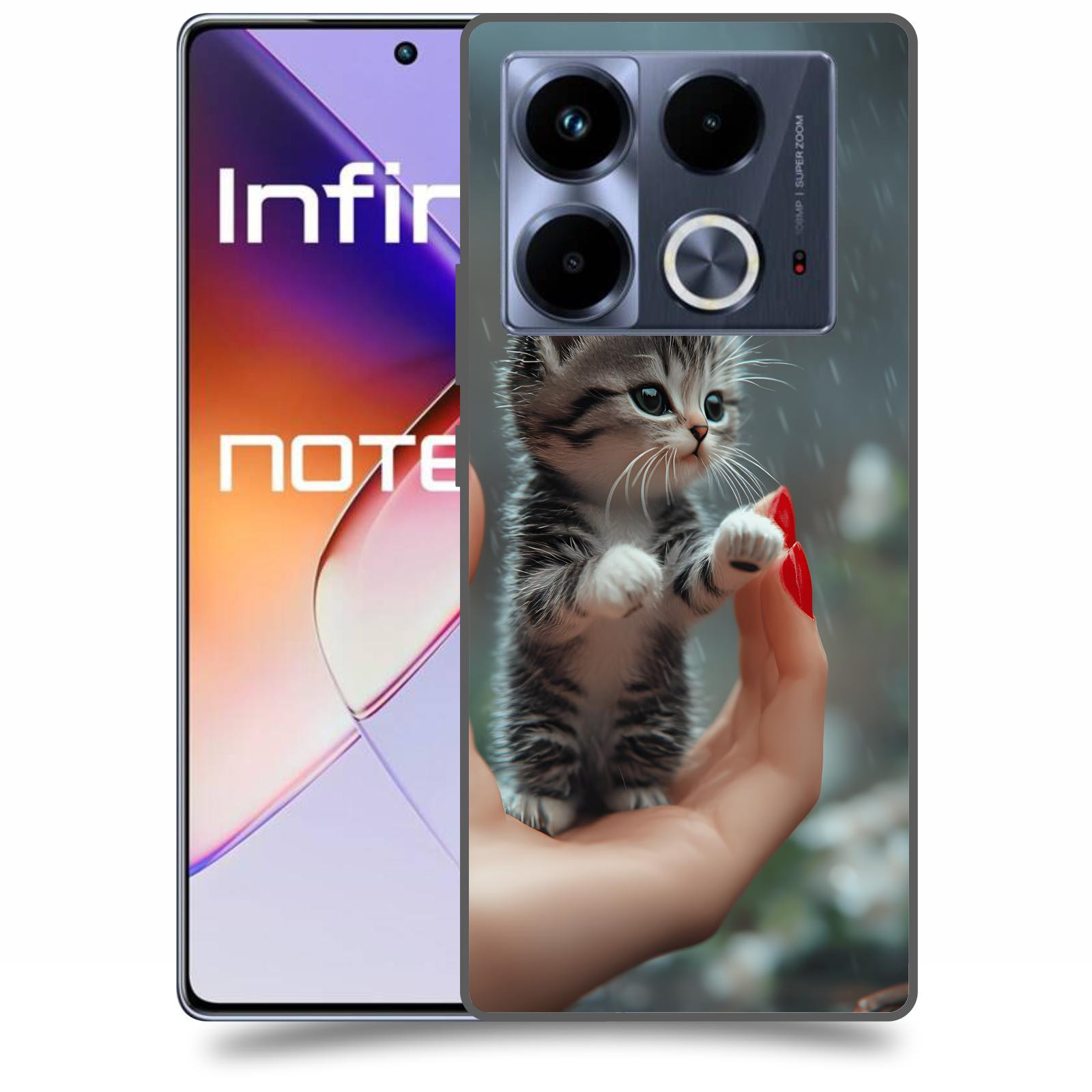 ACOVER Kryt na mobil Infinix Note 40 - Koťátko