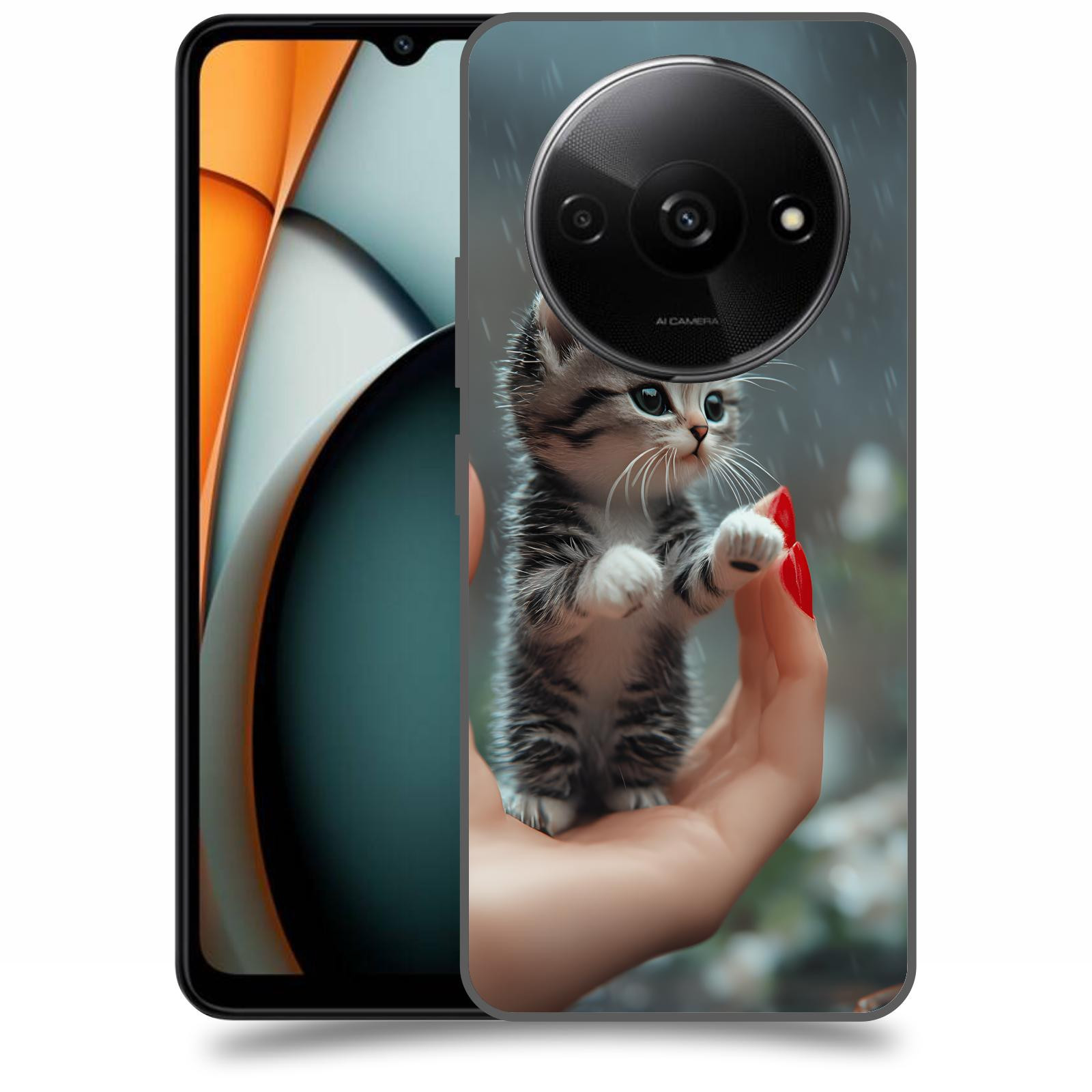 ACOVER Kryt na mobil Xiaomi Redmi A3 - Koťátko