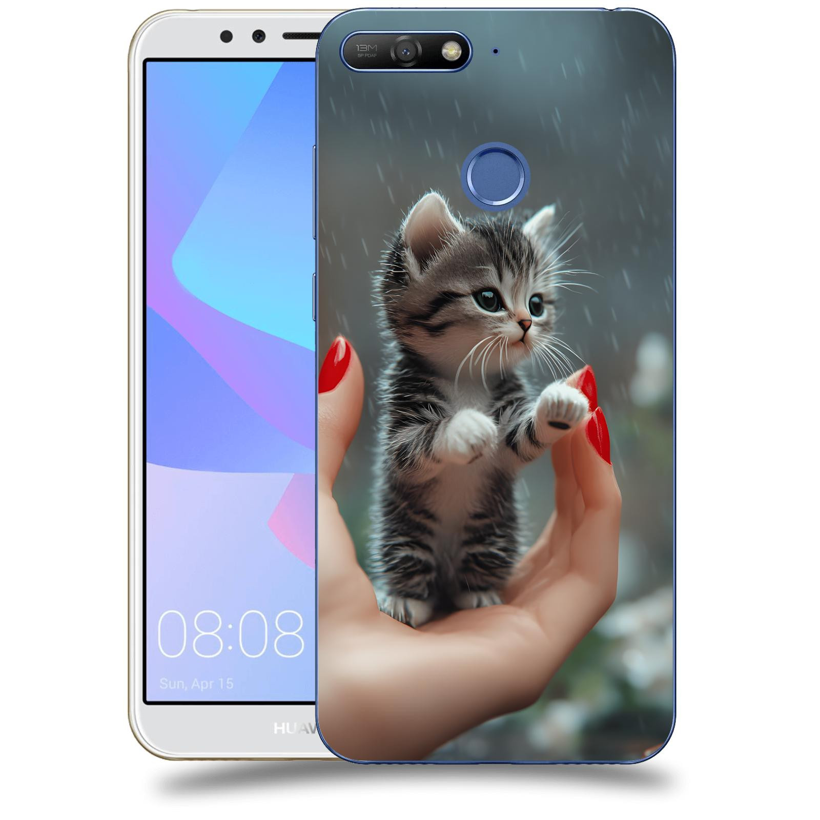 ACOVER Kryt na mobil Huawei Y6 Prime 2018 - Koťátko