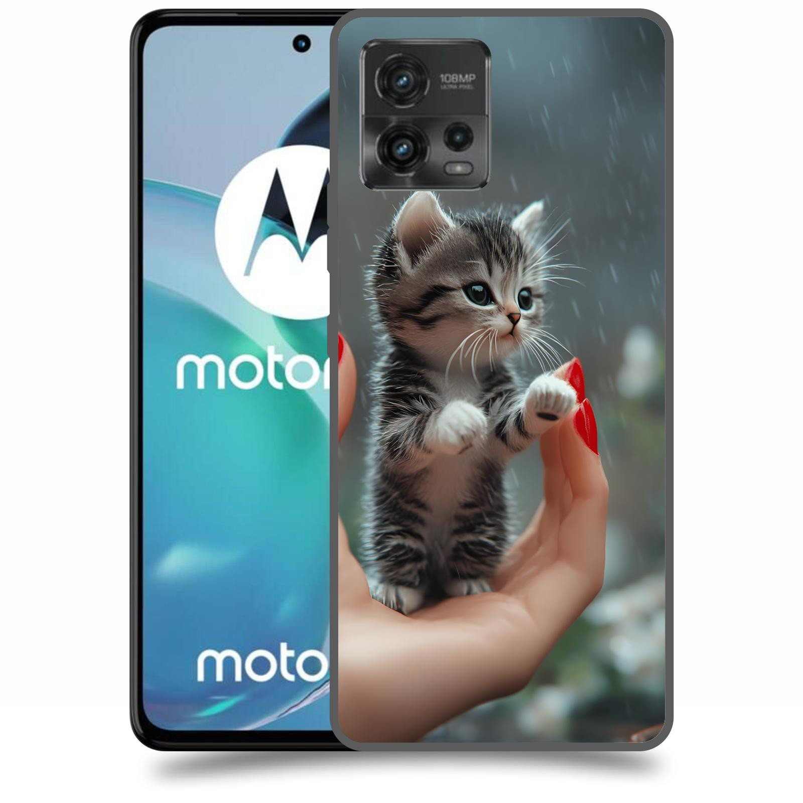 ACOVER Kryt na mobil Motorola Moto G72 - Koťátko