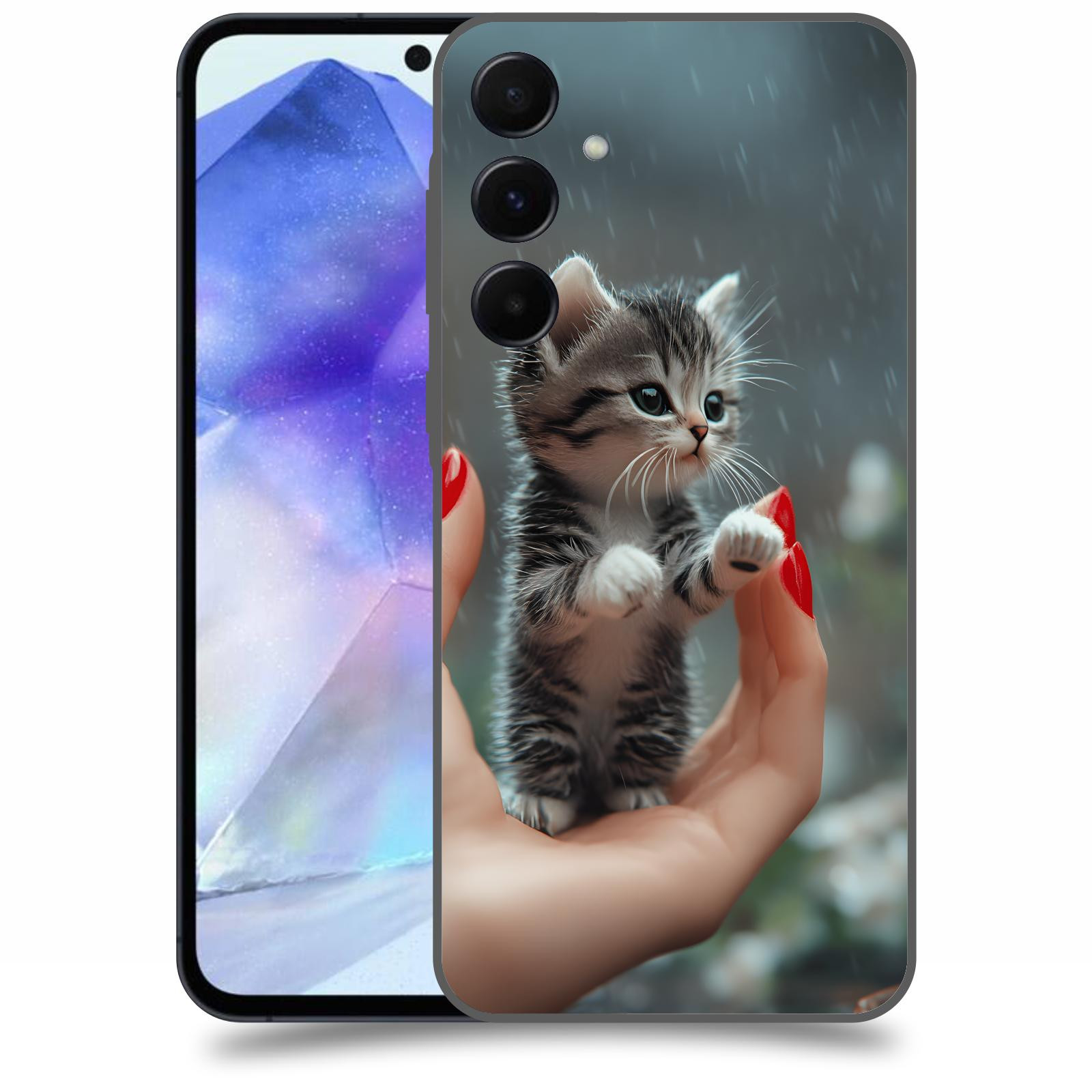 ACOVER Kryt na mobil Samsung Galaxy A55 5G - Koťátko
