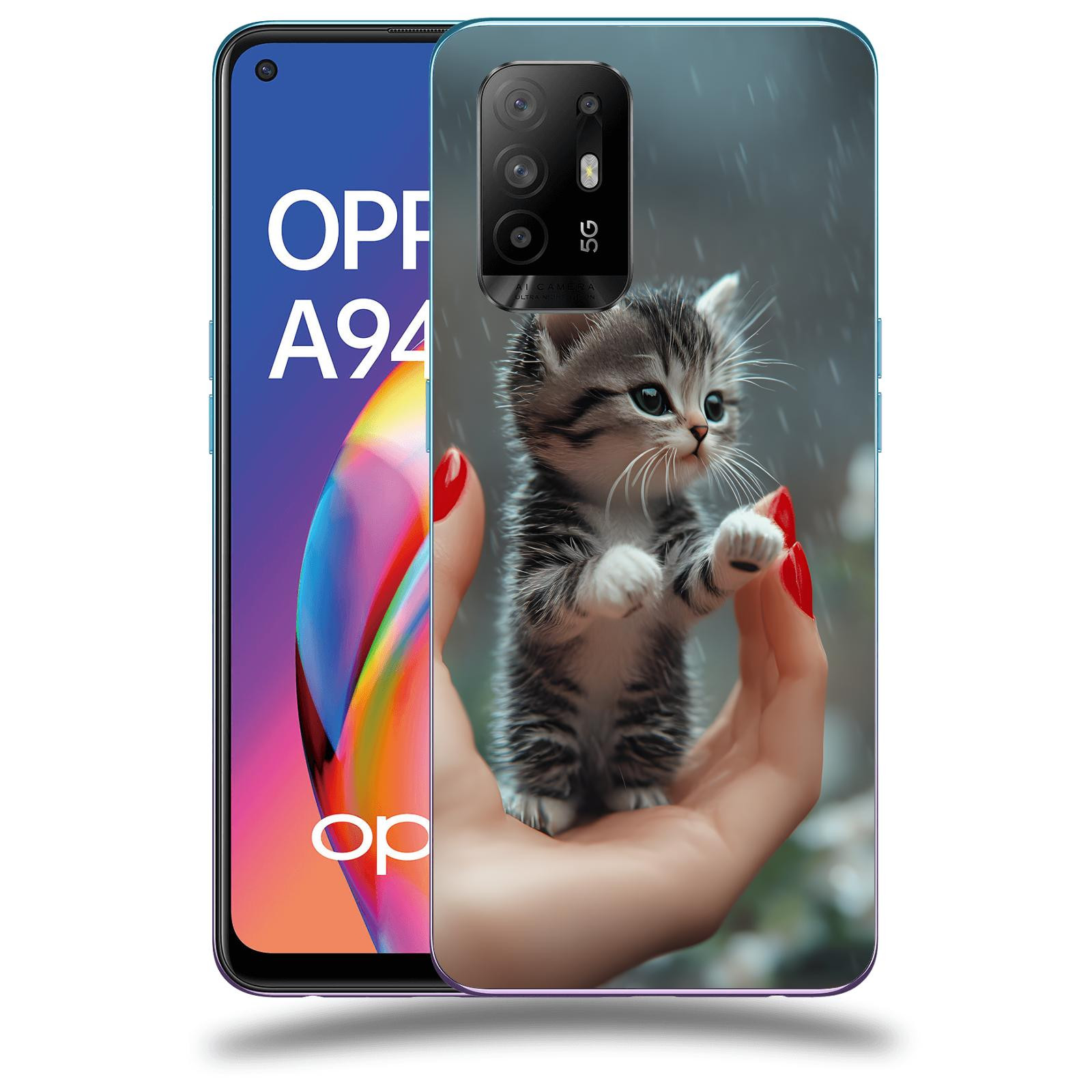 ACOVER Kryt na mobil OPPO A94 5G - Koťátko