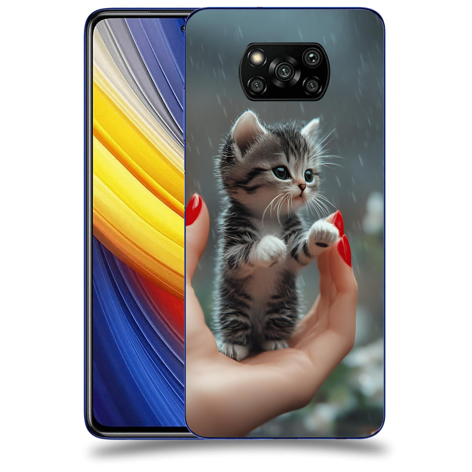 ACOVER Kryt na mobil Xiaomi Poco X3 Pro - Koťátko