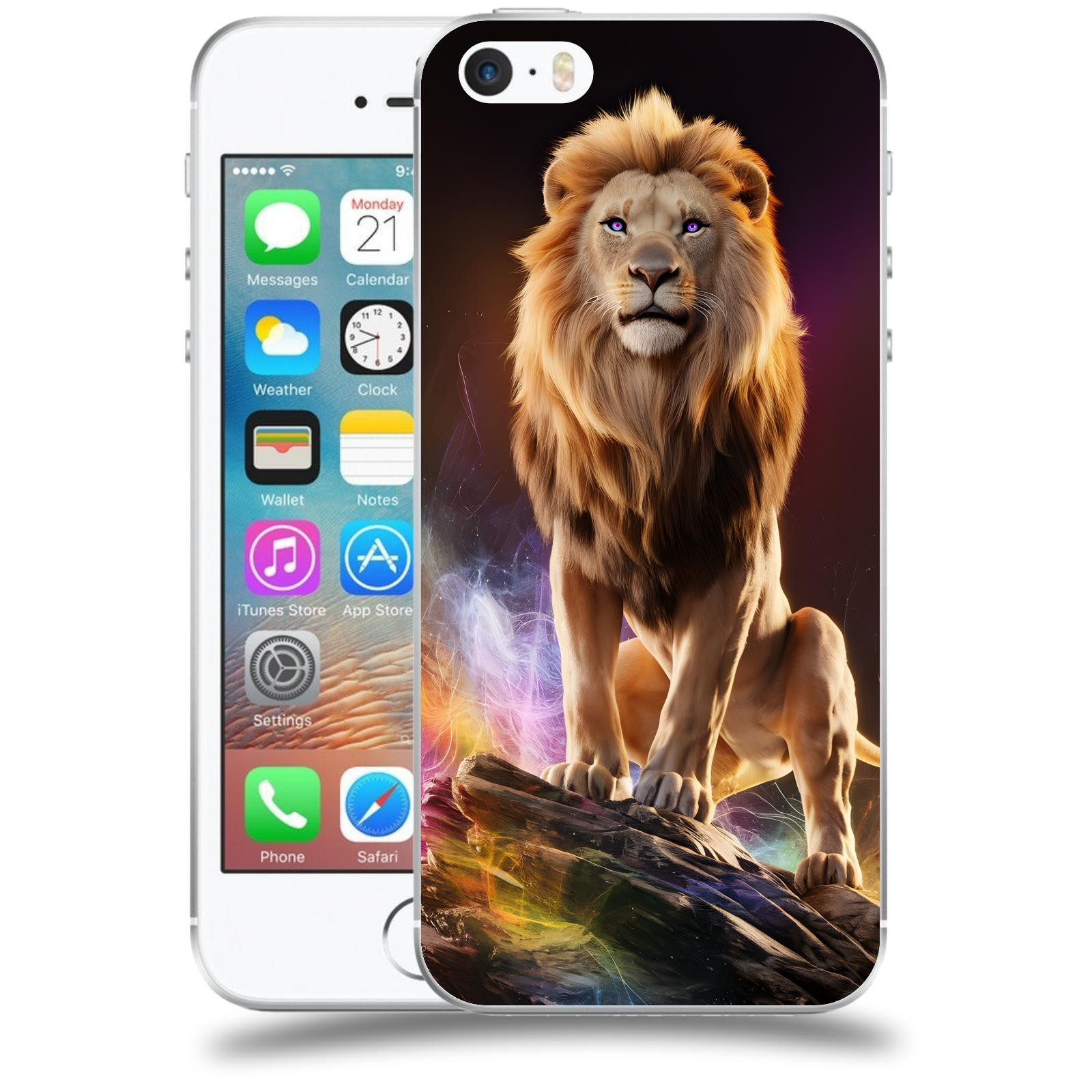 ACOVER Kryt na mobil Apple iPhone 5/5S/SE - Magic Lion