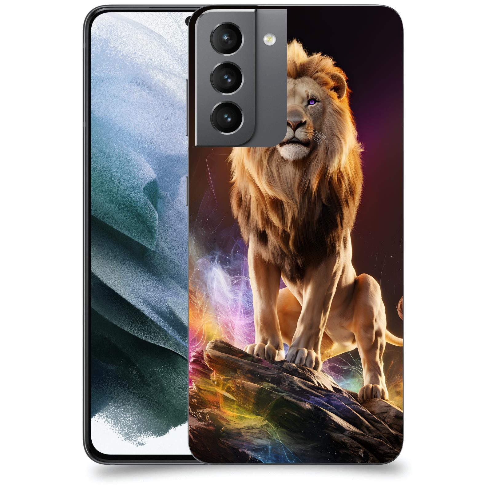 ACOVER Kryt na mobil Samsung Galaxy S21 G991B - Magic Lion