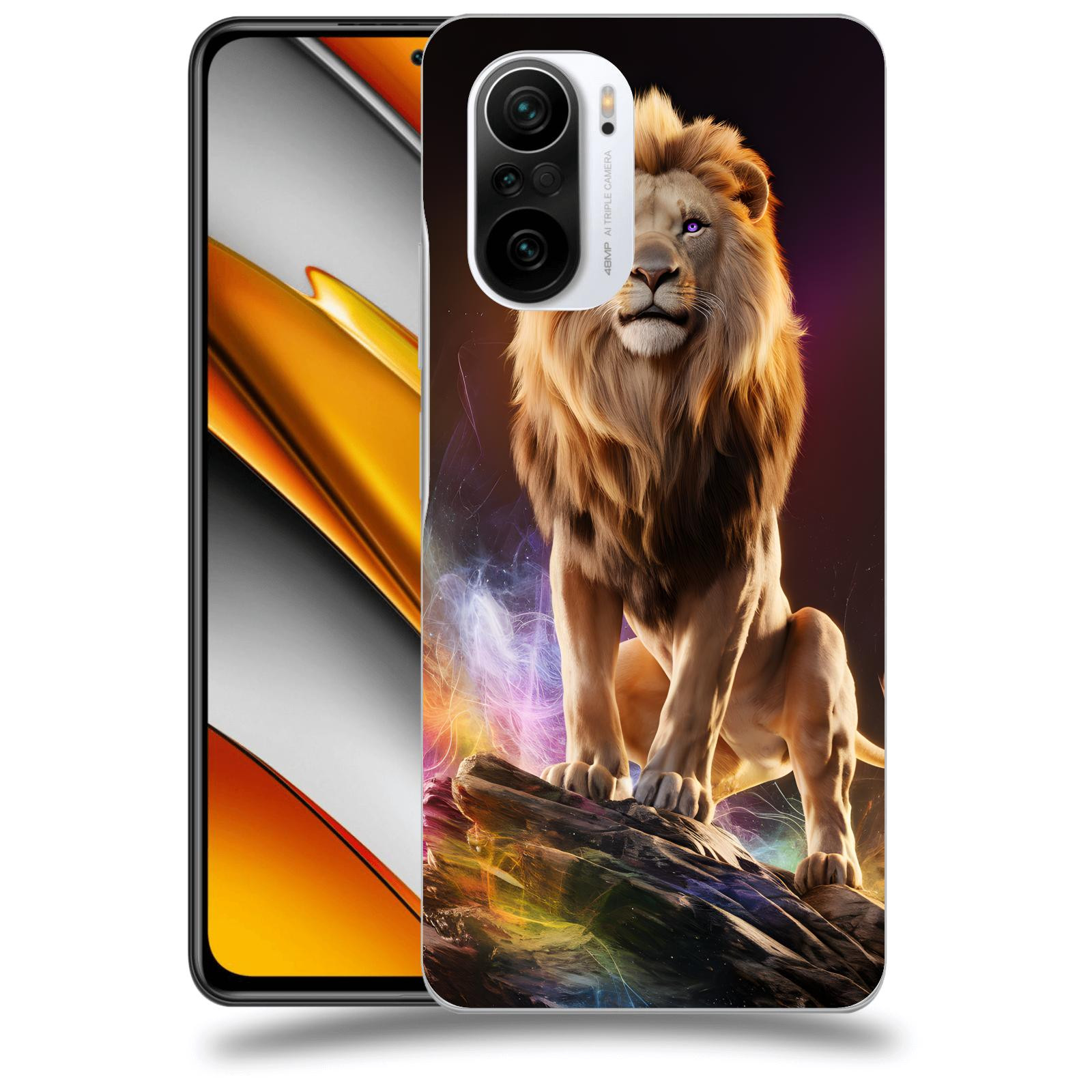 ACOVER Kryt na mobil Xiaomi Poco F3 - Magic Lion