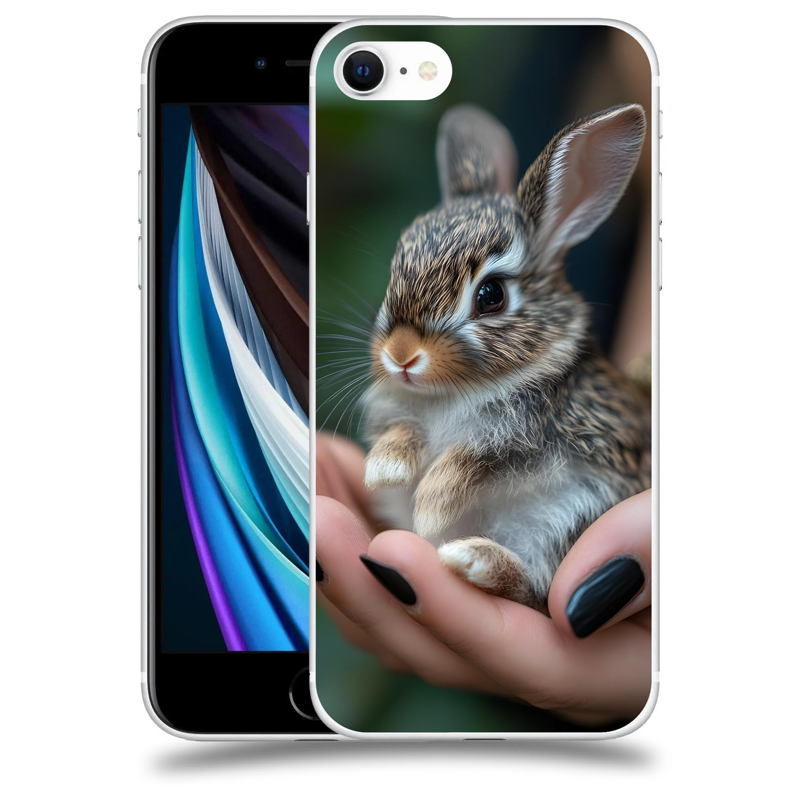 ACOVER Kryt na mobil Apple iPhone SE 2020 - Králíček