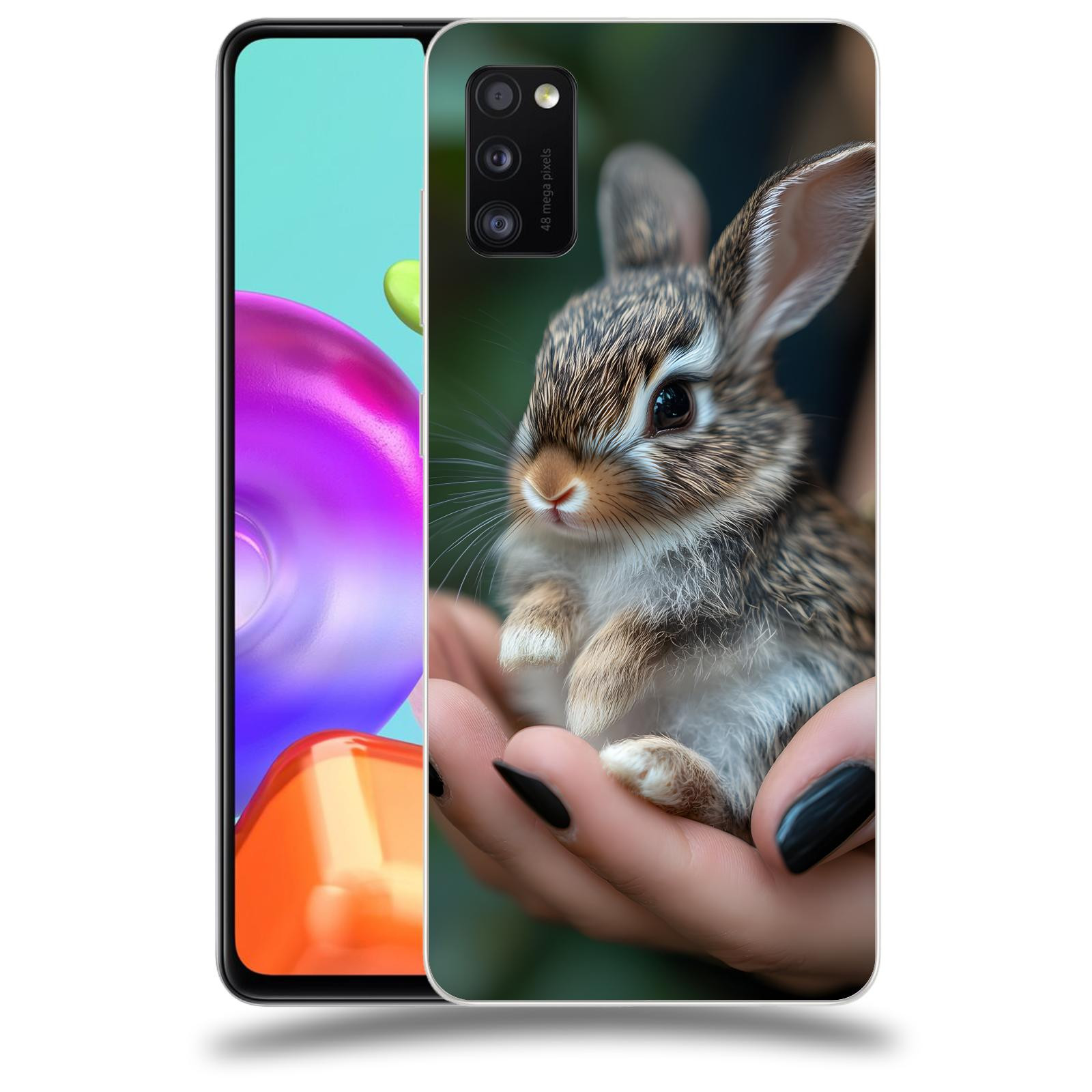 ACOVER Kryt na mobil Samsung Galaxy A41 A415F - Králíček
