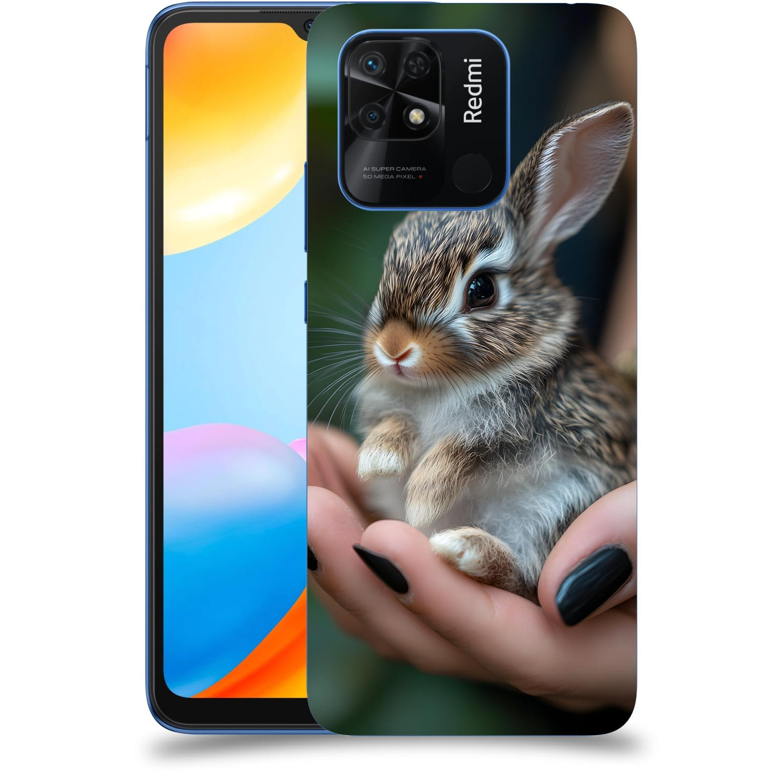 ACOVER Kryt na mobil Xiaomi Redmi 10C - Králíček