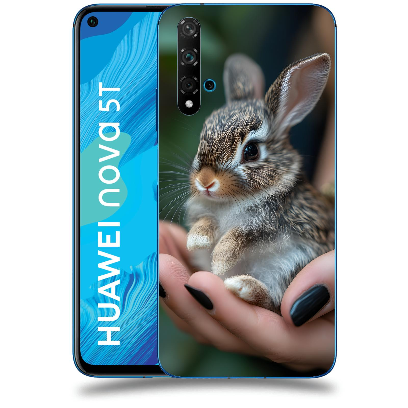ACOVER Kryt na mobil Huawei Nova 5T - Králíček
