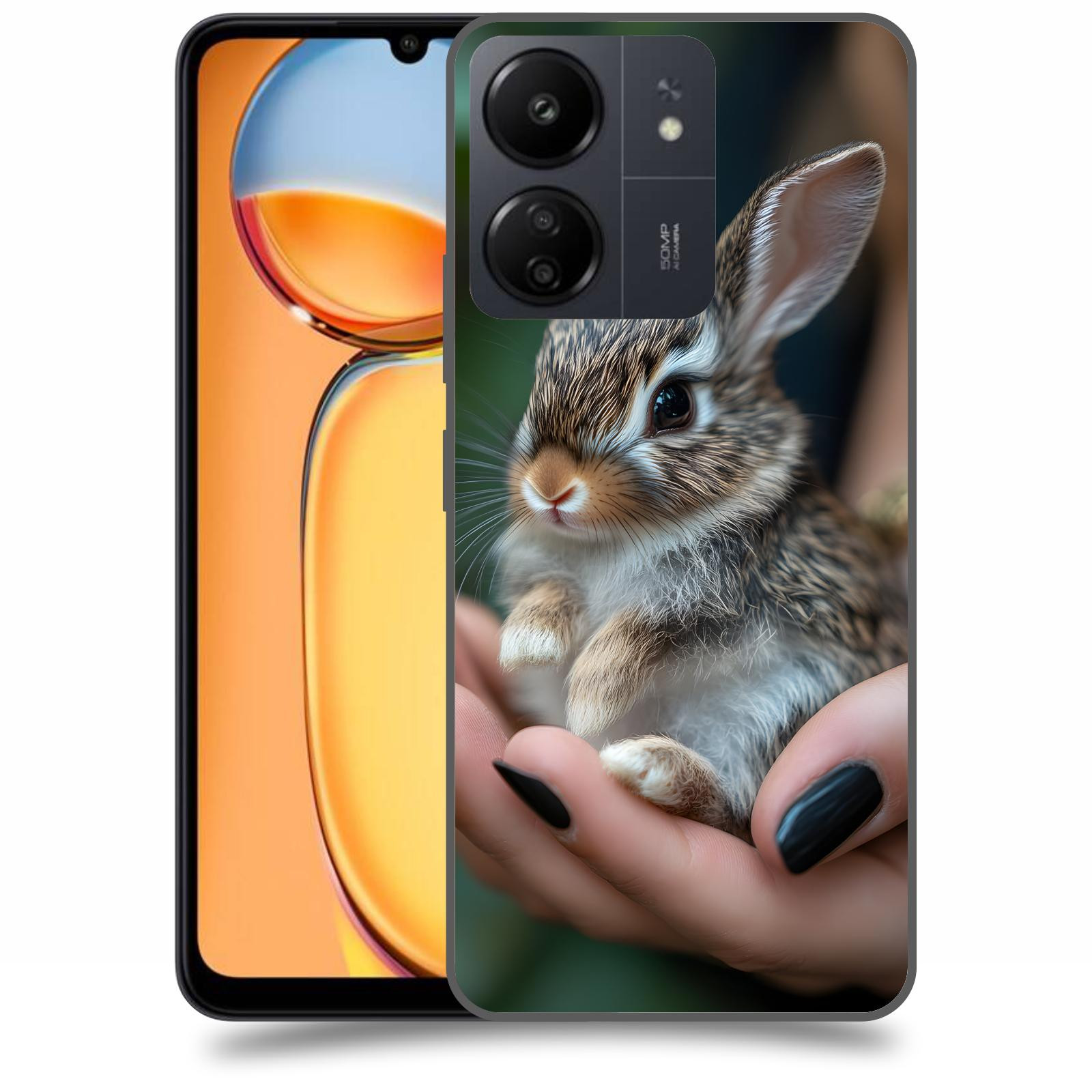 ACOVER Kryt na mobil Xiaomi Redmi 13C  Králíček