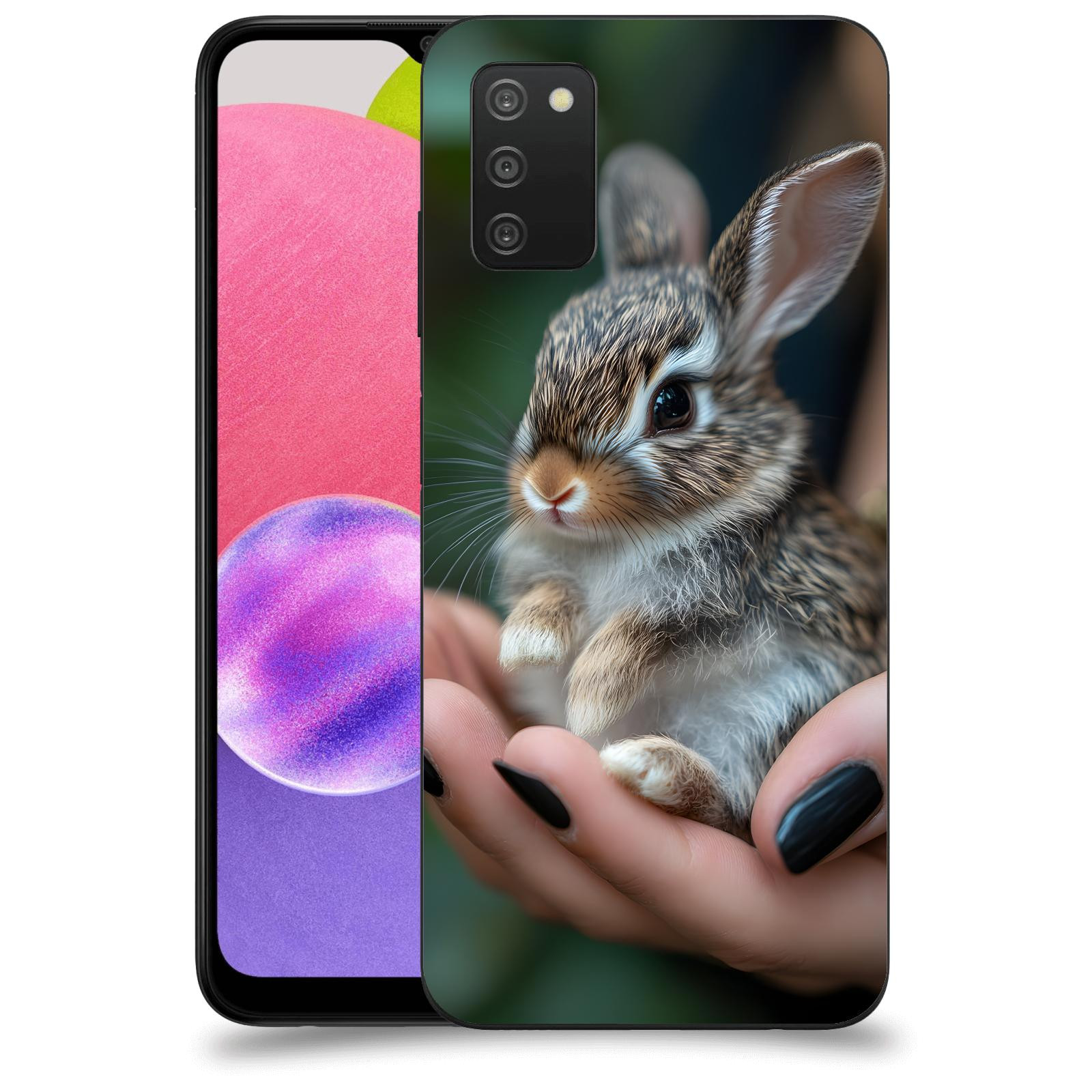 ACOVER Kryt na mobil Samsung Galaxy A03s A037G - Králíček