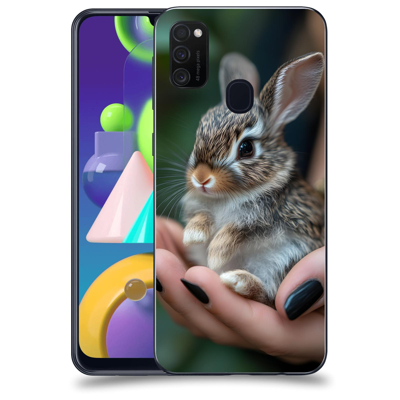 ACOVER Kryt na mobil Samsung Galaxy M21 M215F - Králíček