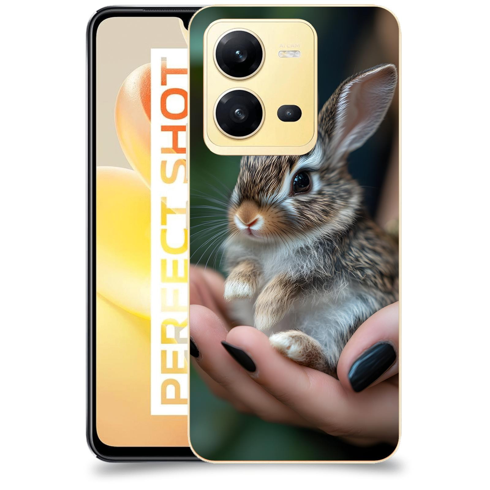 ACOVER Kryt na mobil Vivo X80 Lite - Králíček