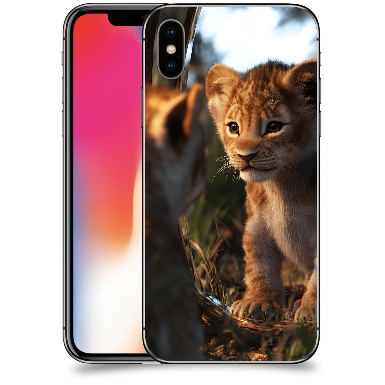 ACOVER Kryt na mobil Apple iPhone X/XS - Lvíče