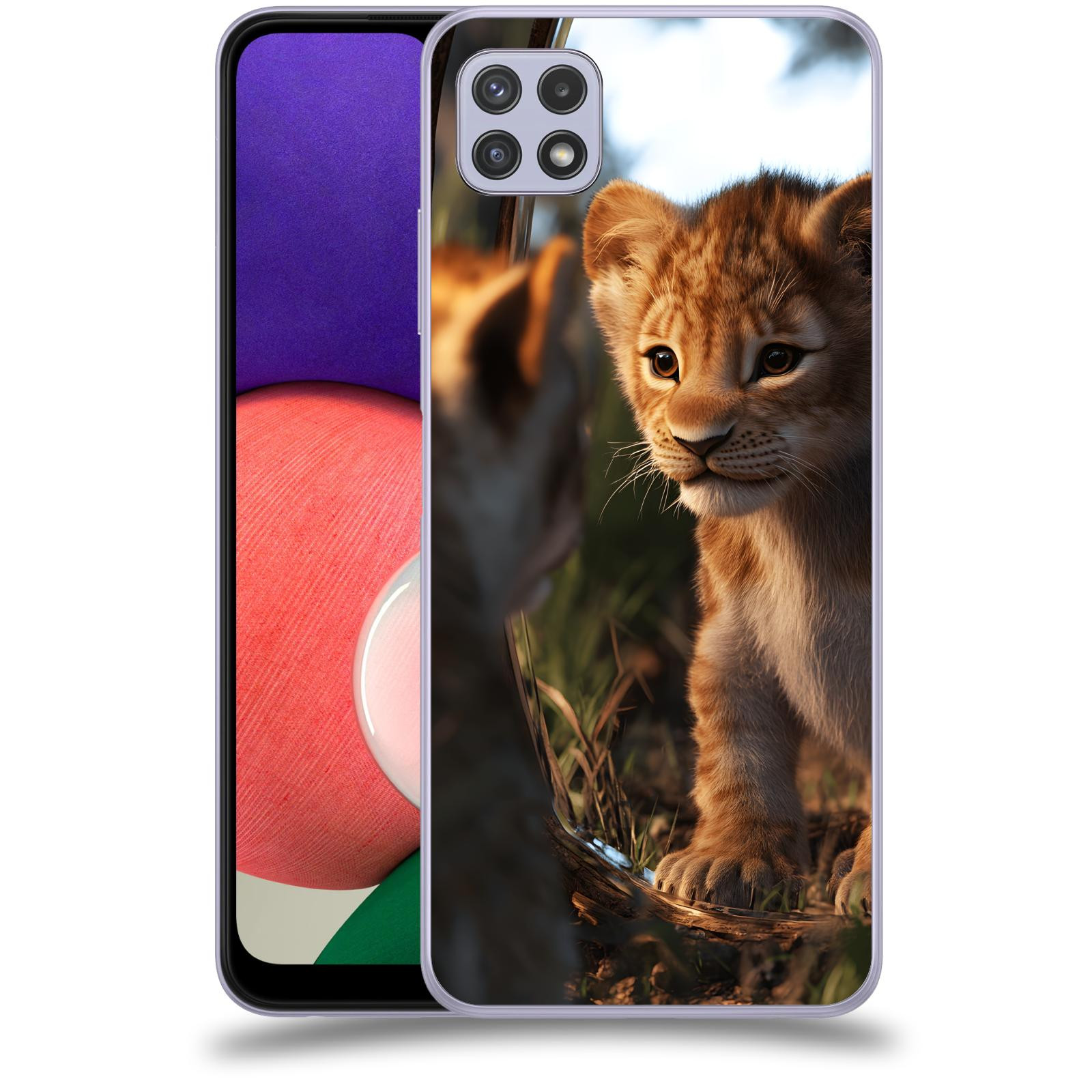 ACOVER Kryt na mobil Samsung Galaxy A22 5G A226B - Lvíče