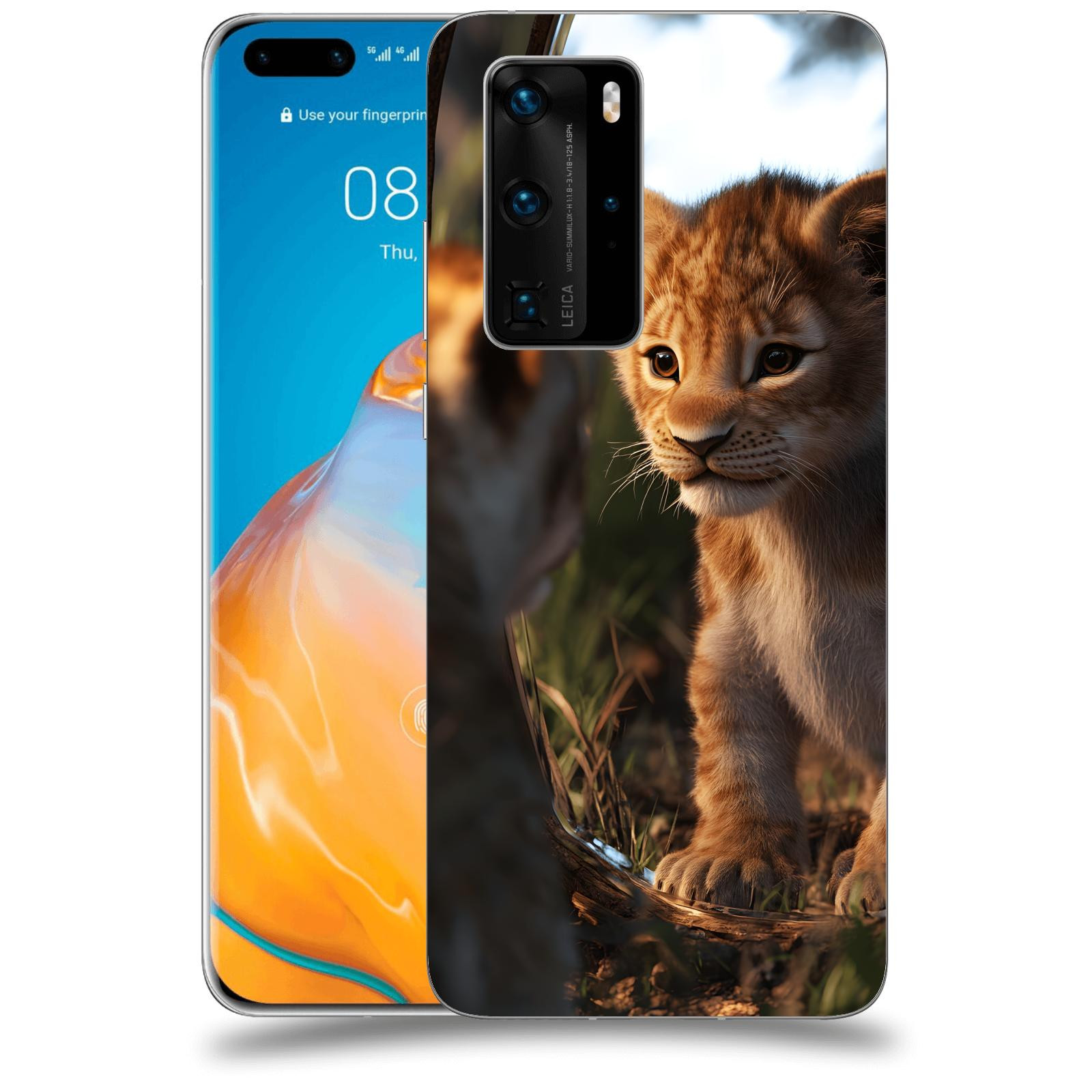 ACOVER Kryt na mobil Huawei P40 - Lvíče