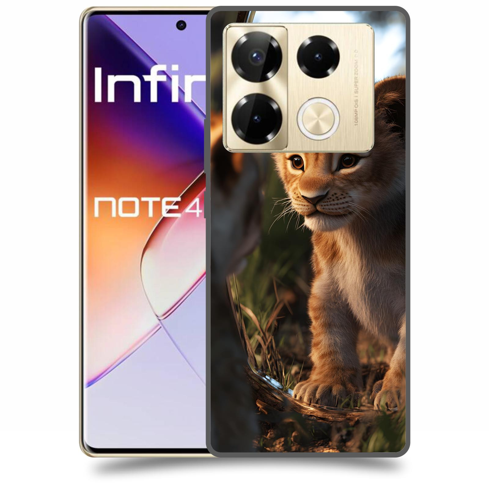 ACOVER Kryt na mobil Infinix Note 40 PRO - Lvíče