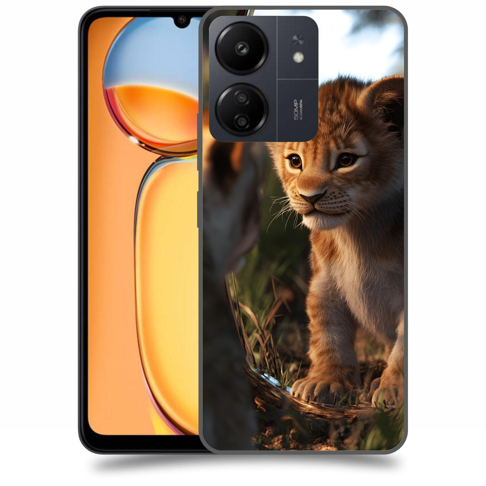 ACOVER Kryt na mobil Xiaomi Redmi 13C  Lvíče