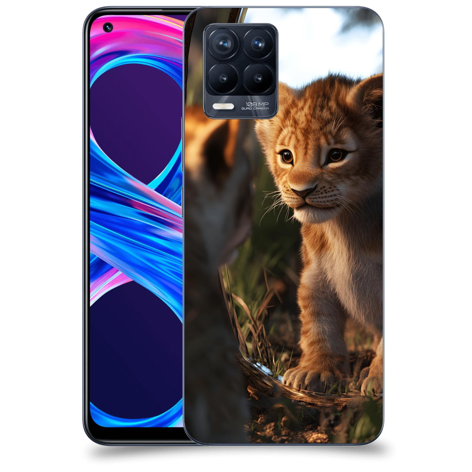 ACOVER Kryt na mobil Realme 8 Pro - Lvíče