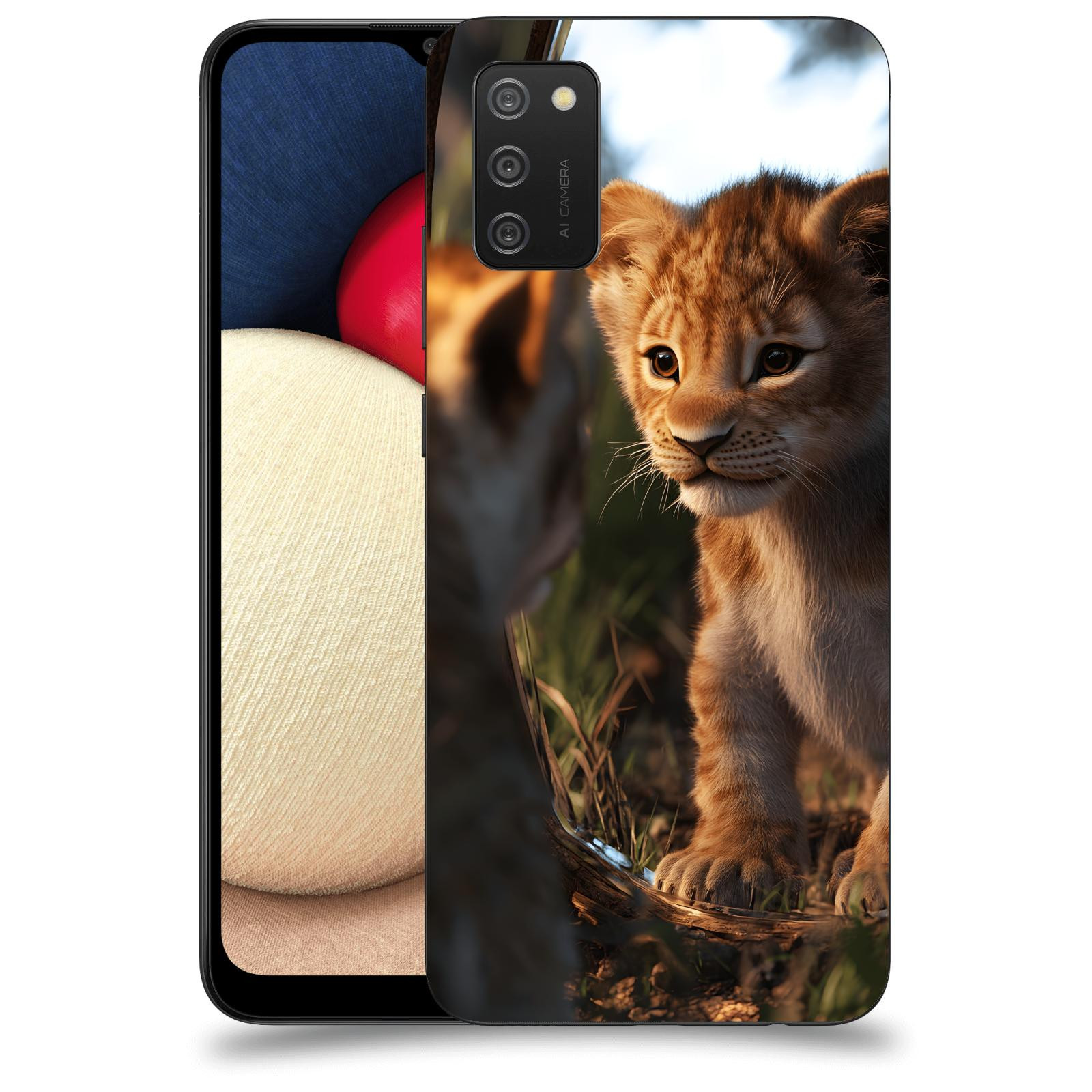 ACOVER Kryt na mobil Samsung Galaxy A02s A025G - Lvíče