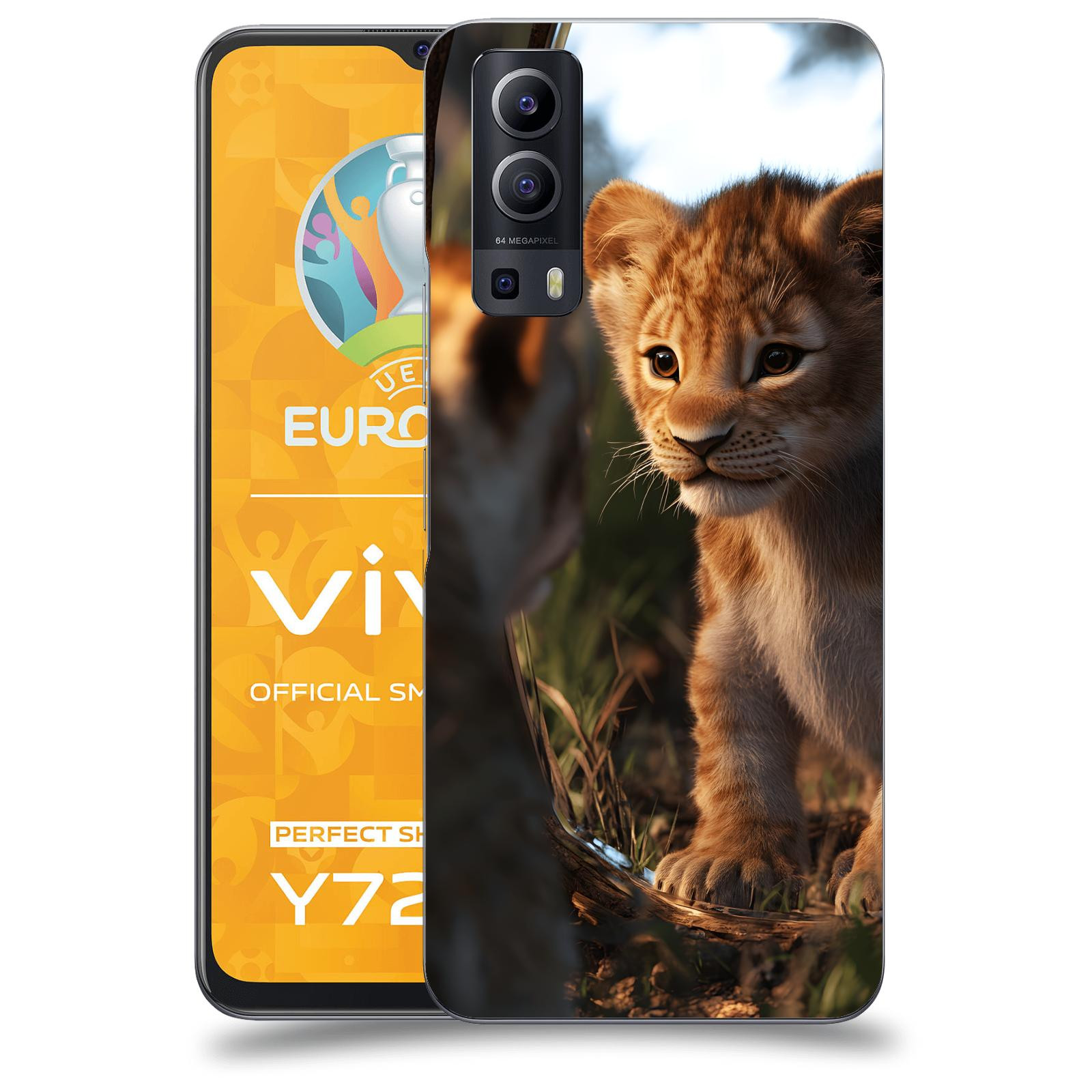 ACOVER Kryt na mobil Vivo Y72 5G - Lvíče