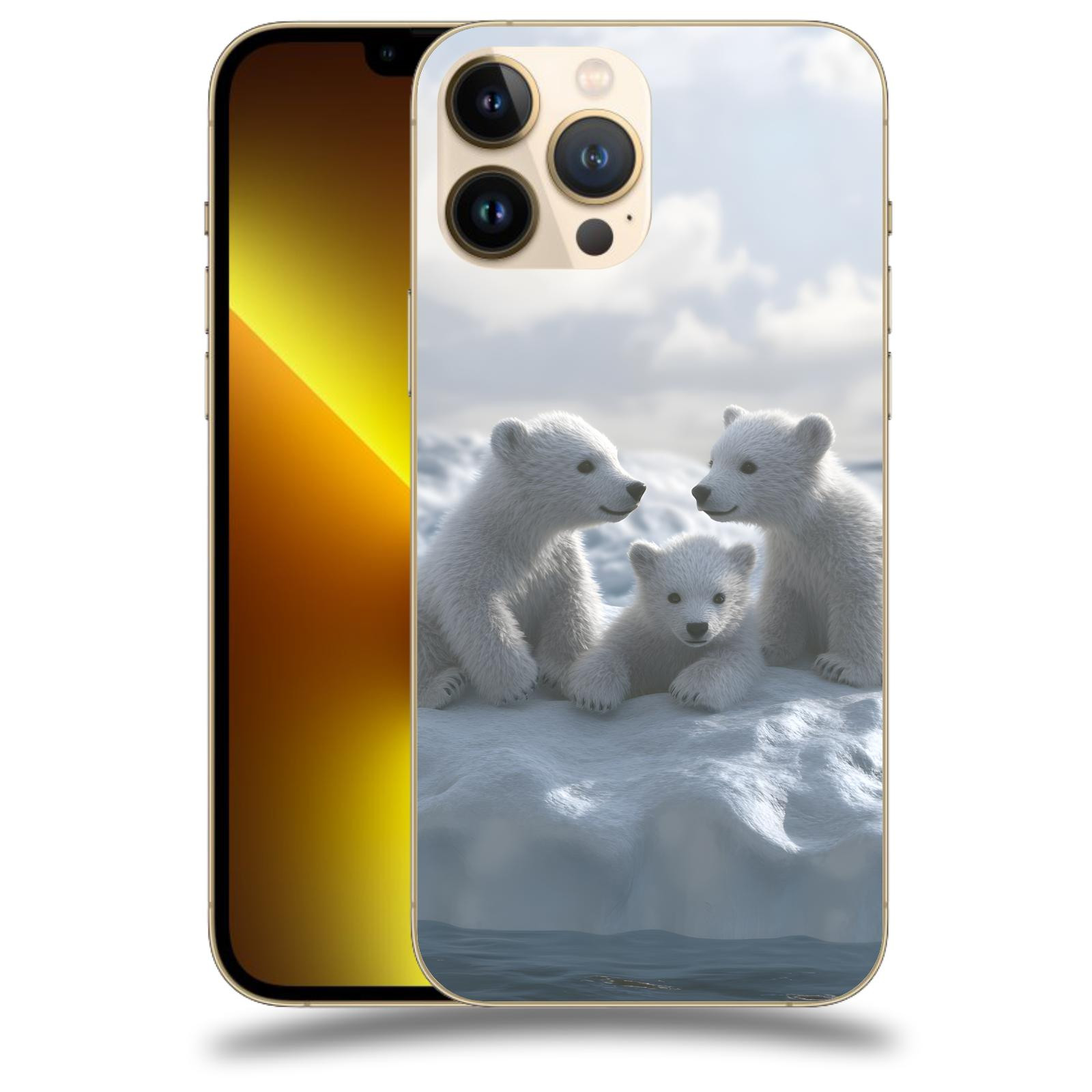 ACOVER Kryt na mobil Apple iPhone 13 Pro - Medvíďata