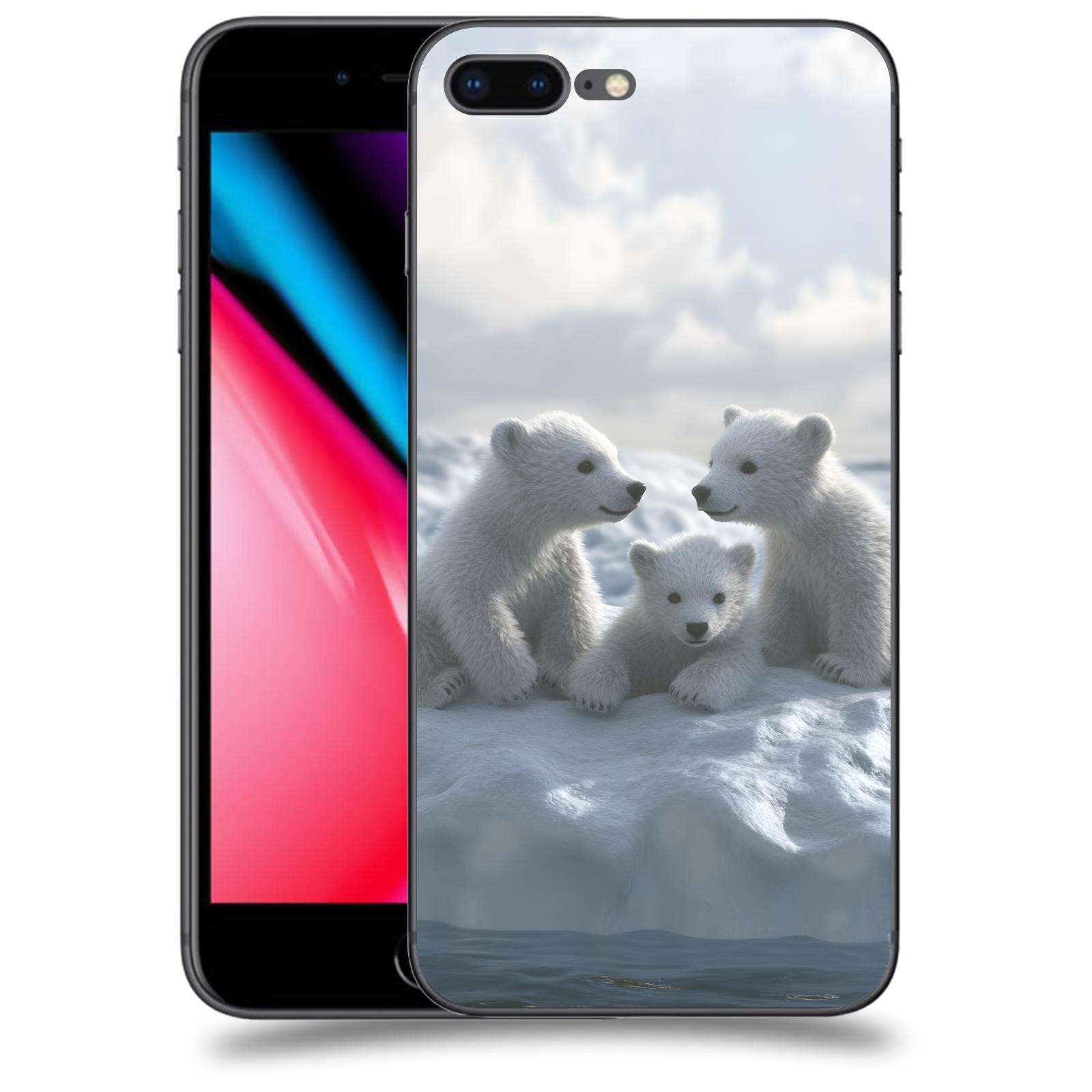 ACOVER Kryt na mobil Apple iPhone 8 Plus - Medvíďata