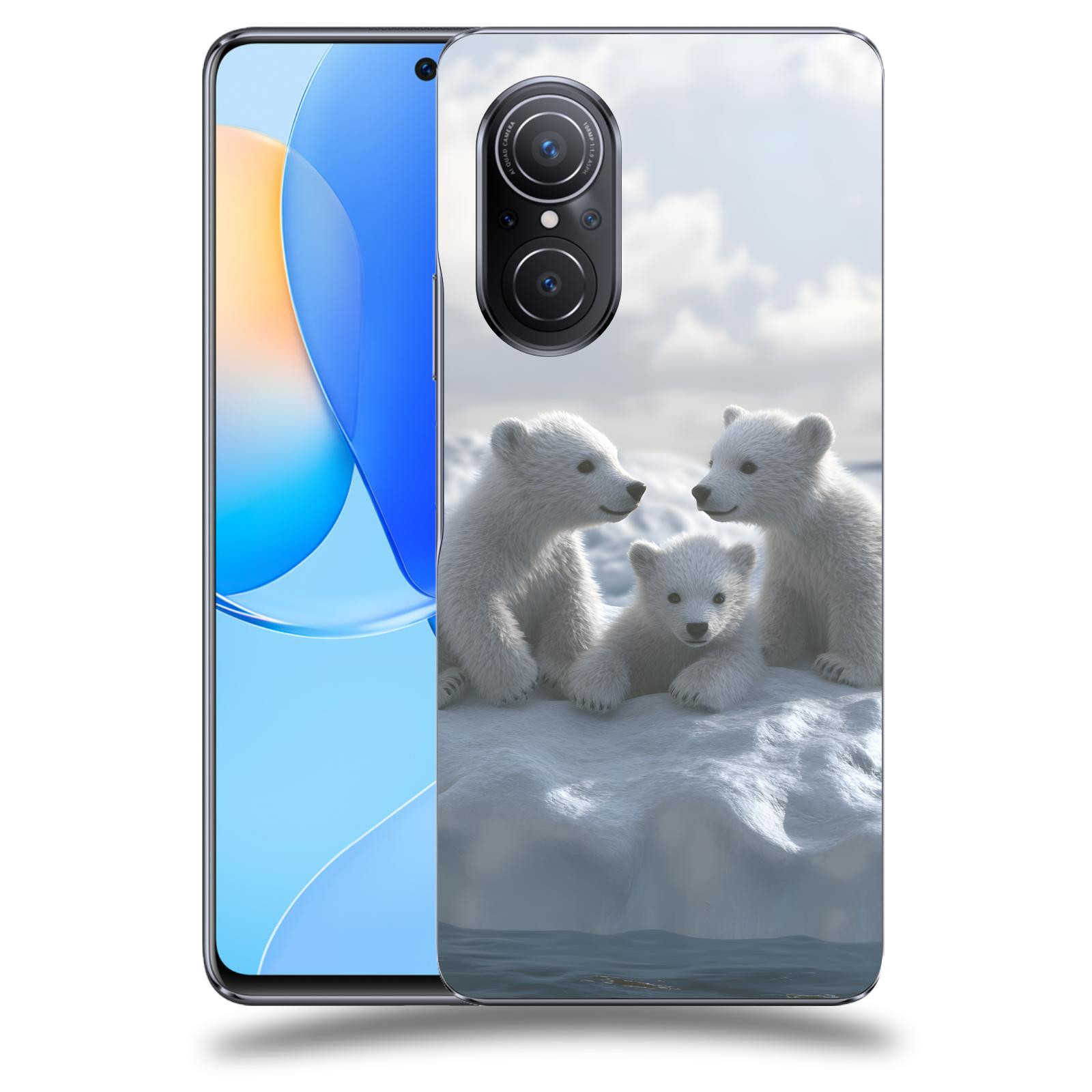 ACOVER Kryt na mobil Huawei Nova 9 SE - Medvíďata