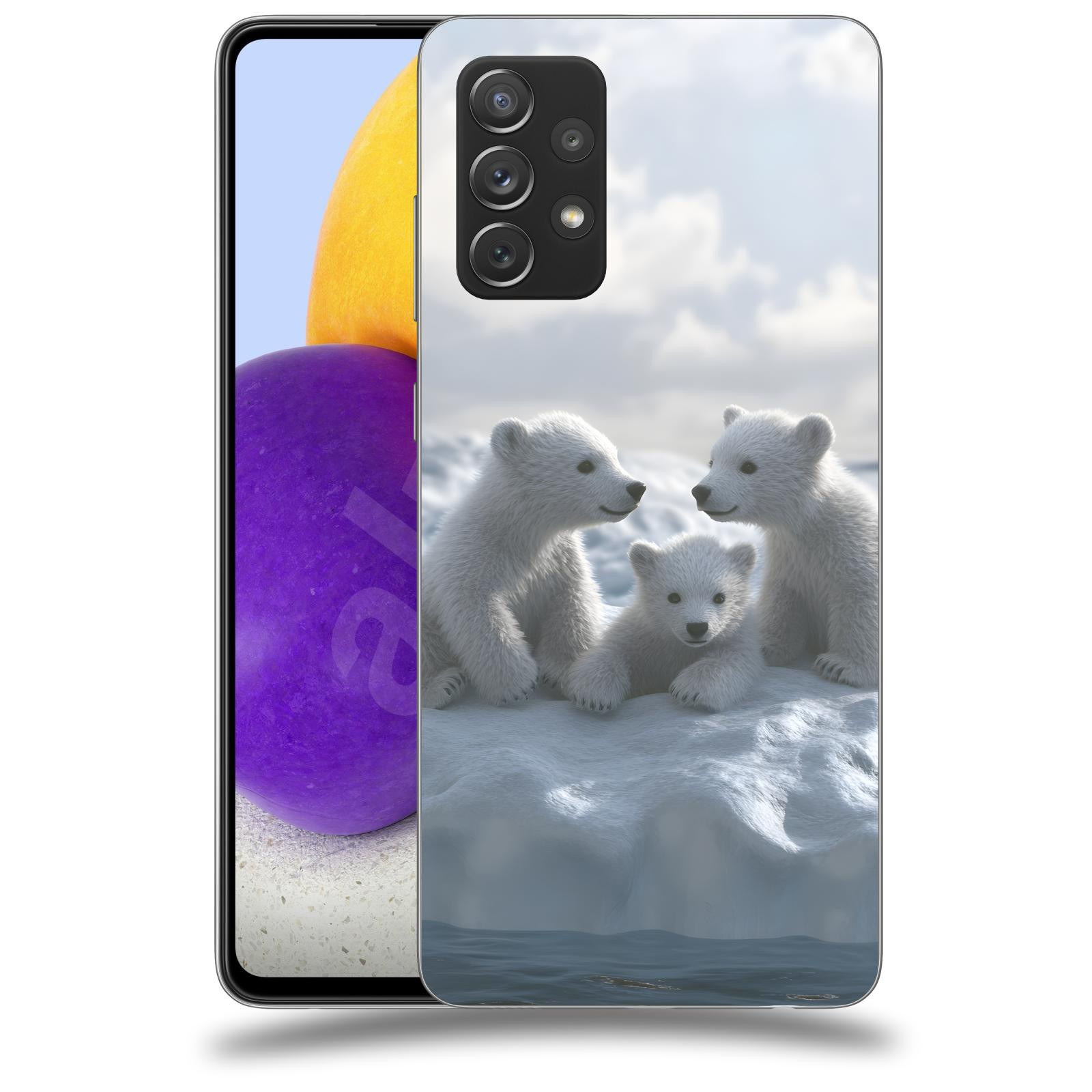 ACOVER Kryt na mobil Samsung Galaxy A73 5G - Medvíďata