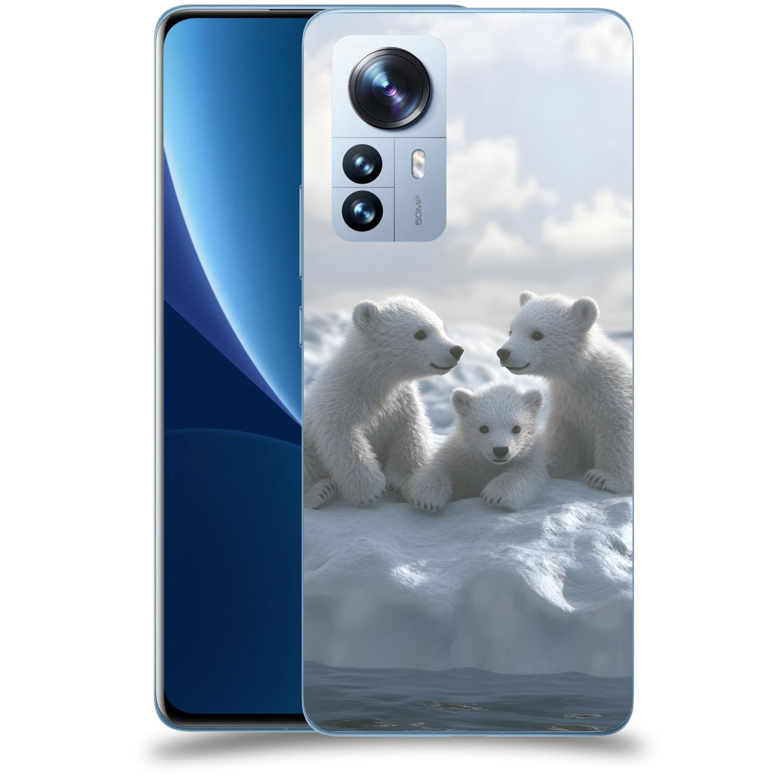 ACOVER Kryt na mobil Xiaomi 12 Pro - Medvíďata