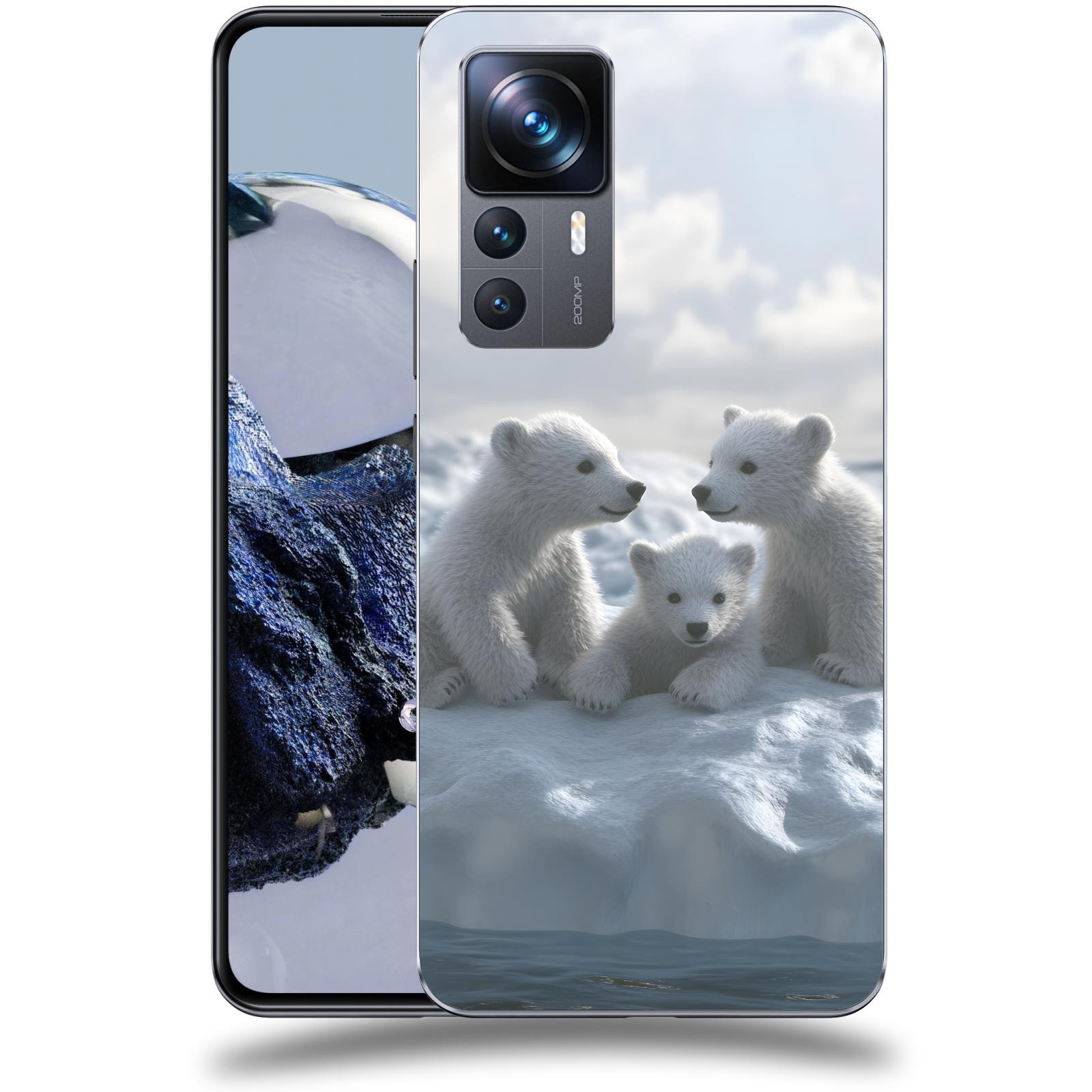 ACOVER Kryt na mobil Xiaomi 12T Pro - Medvíďata