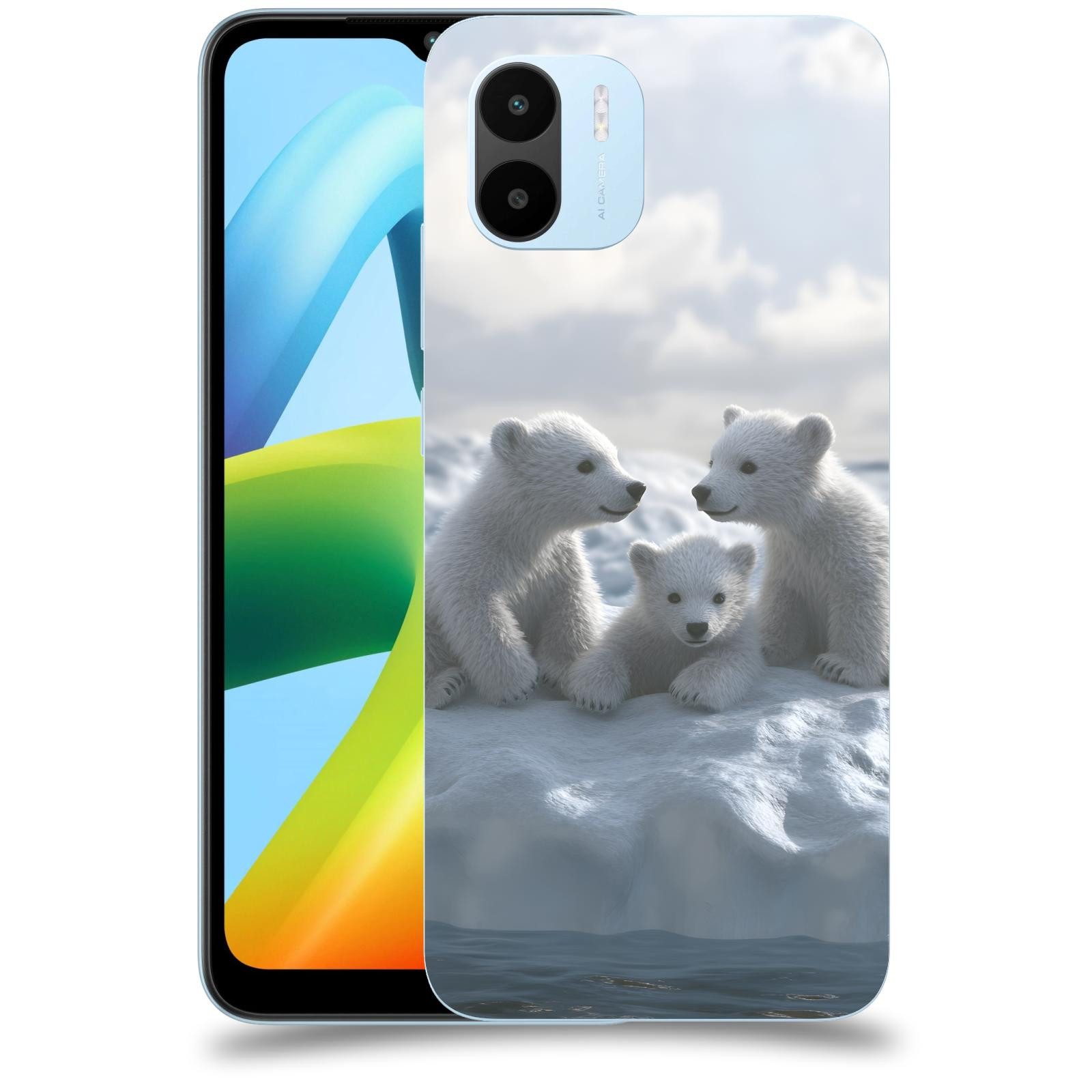 ACOVER Kryt na mobil Xiaomi Redmi A1 - Medvíďata