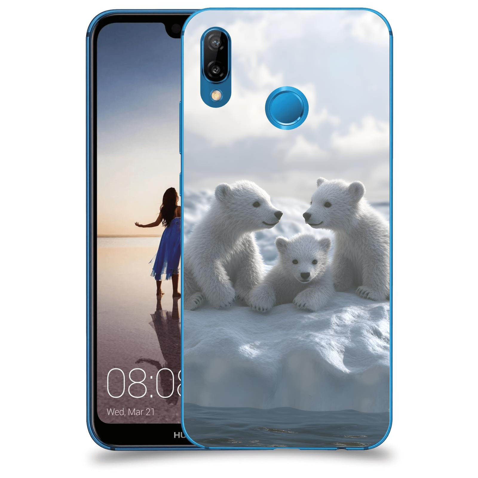 ACOVER Kryt na mobil Huawei P20 Lite - Medvíďata